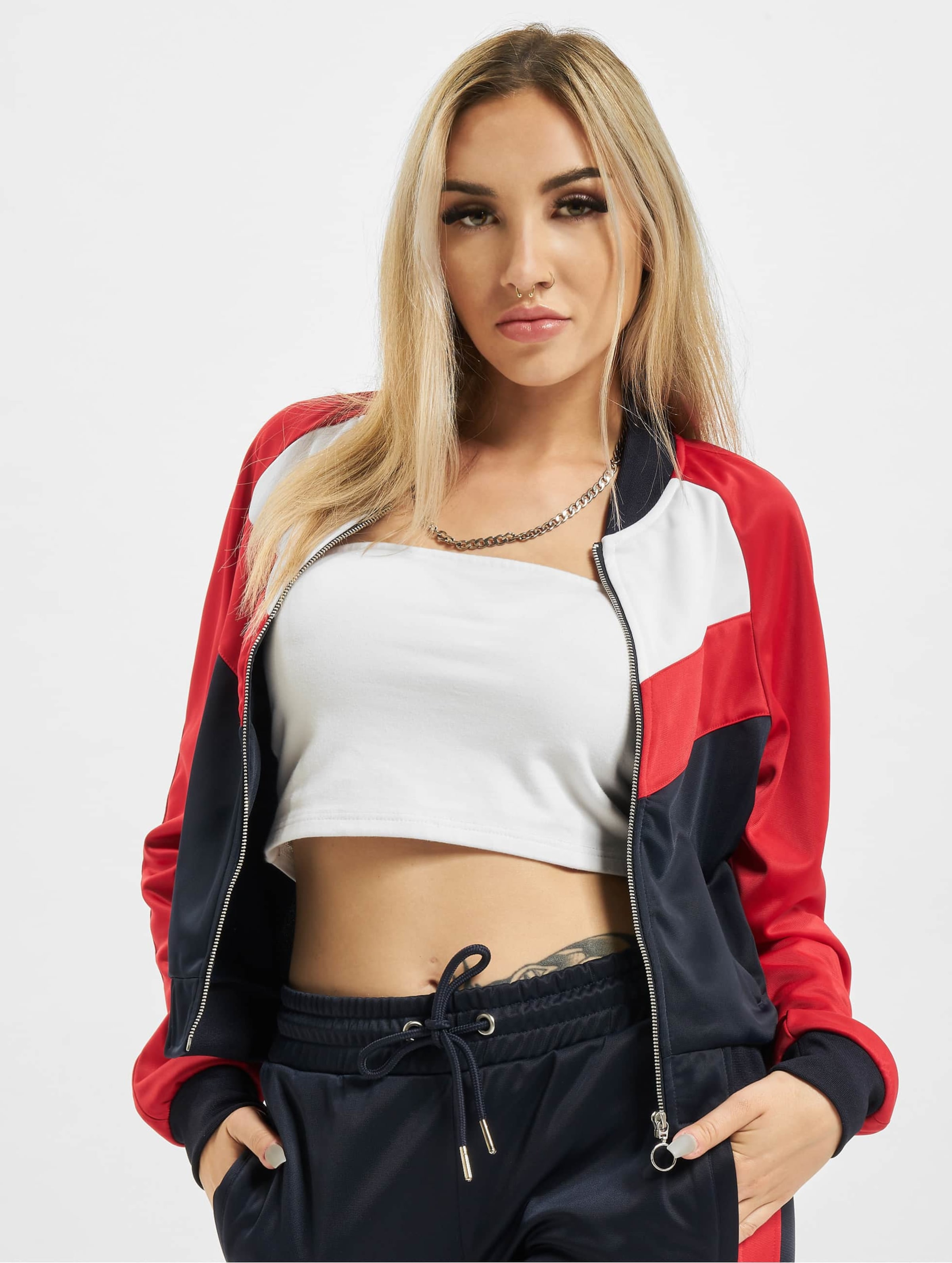 Urban Classics Ladies Short Raglan Track Jacket
