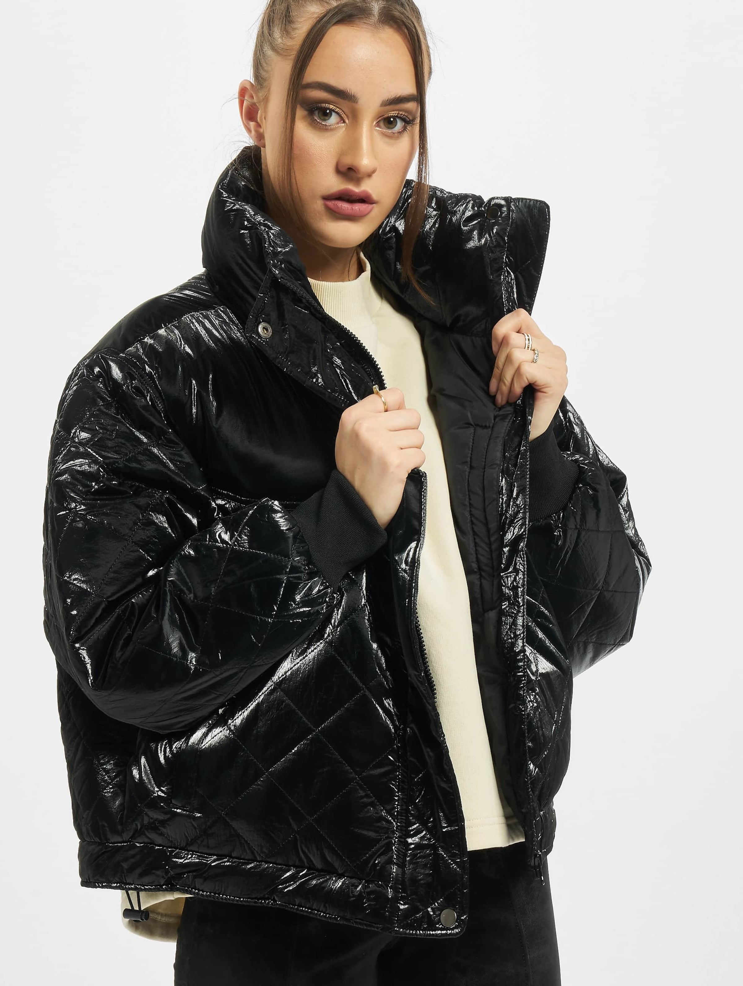Urban Classics Ladies Vanish Oversized Diamond Quilt Jacket