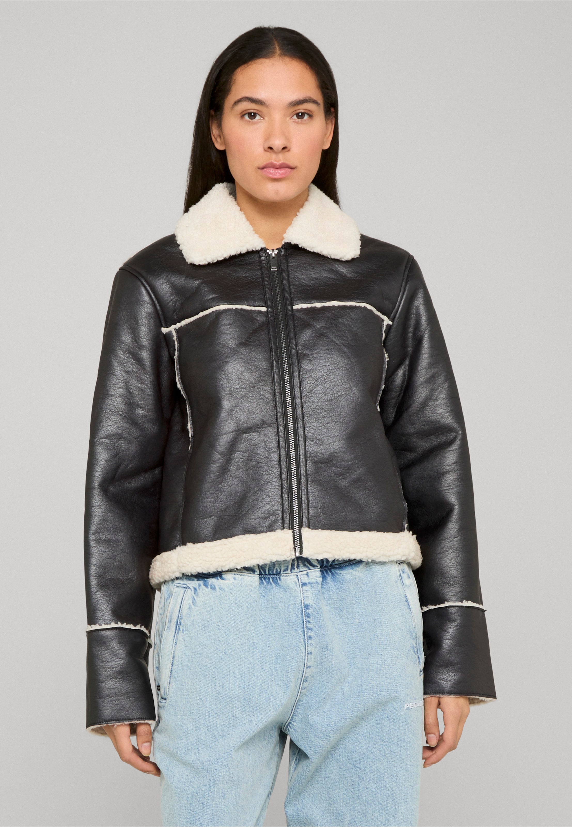 Noisy May NMSHANINA SHEARLING JACKET