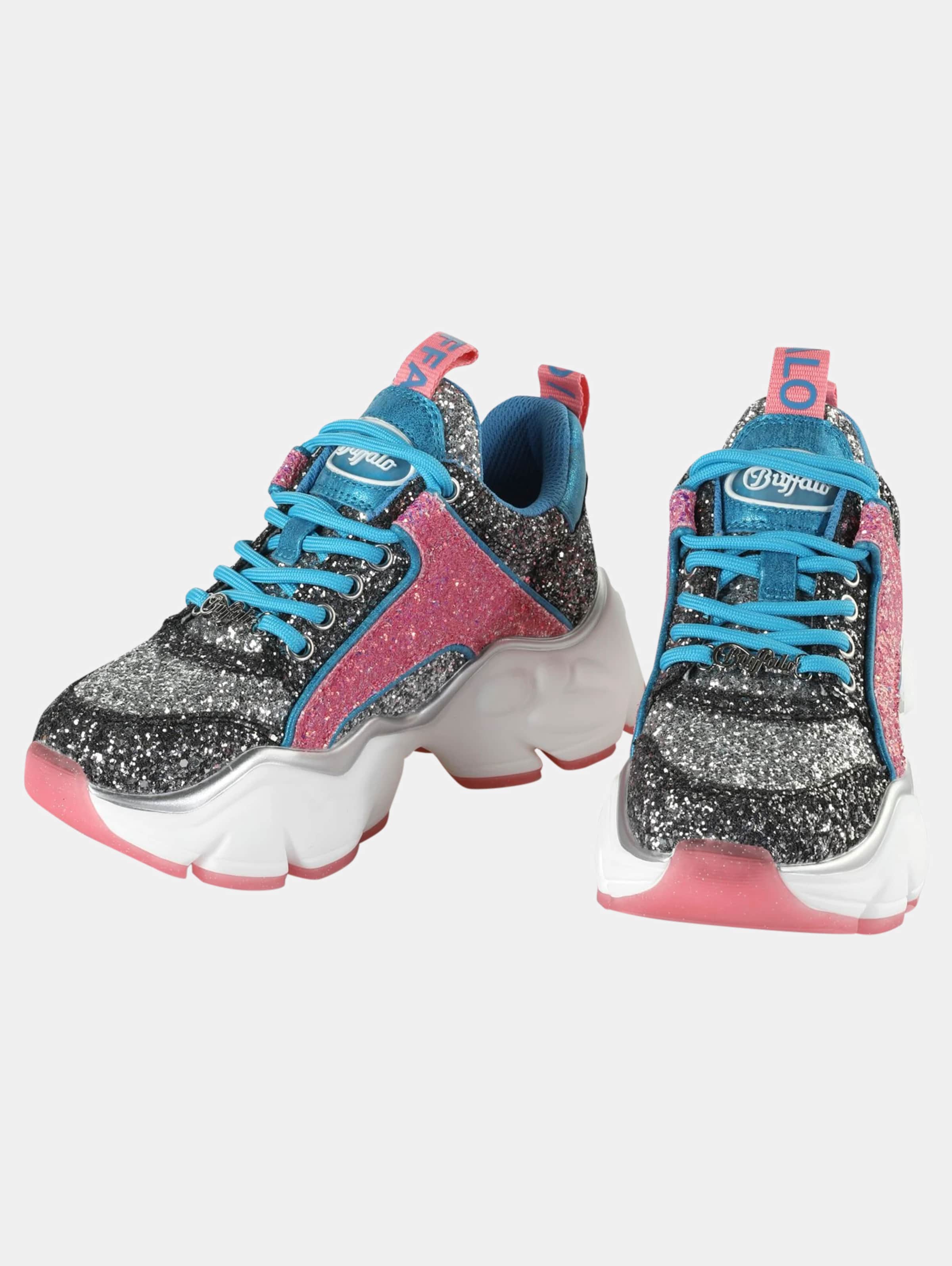 Buffalo Binary Glam Vegan Glitter Sneaker