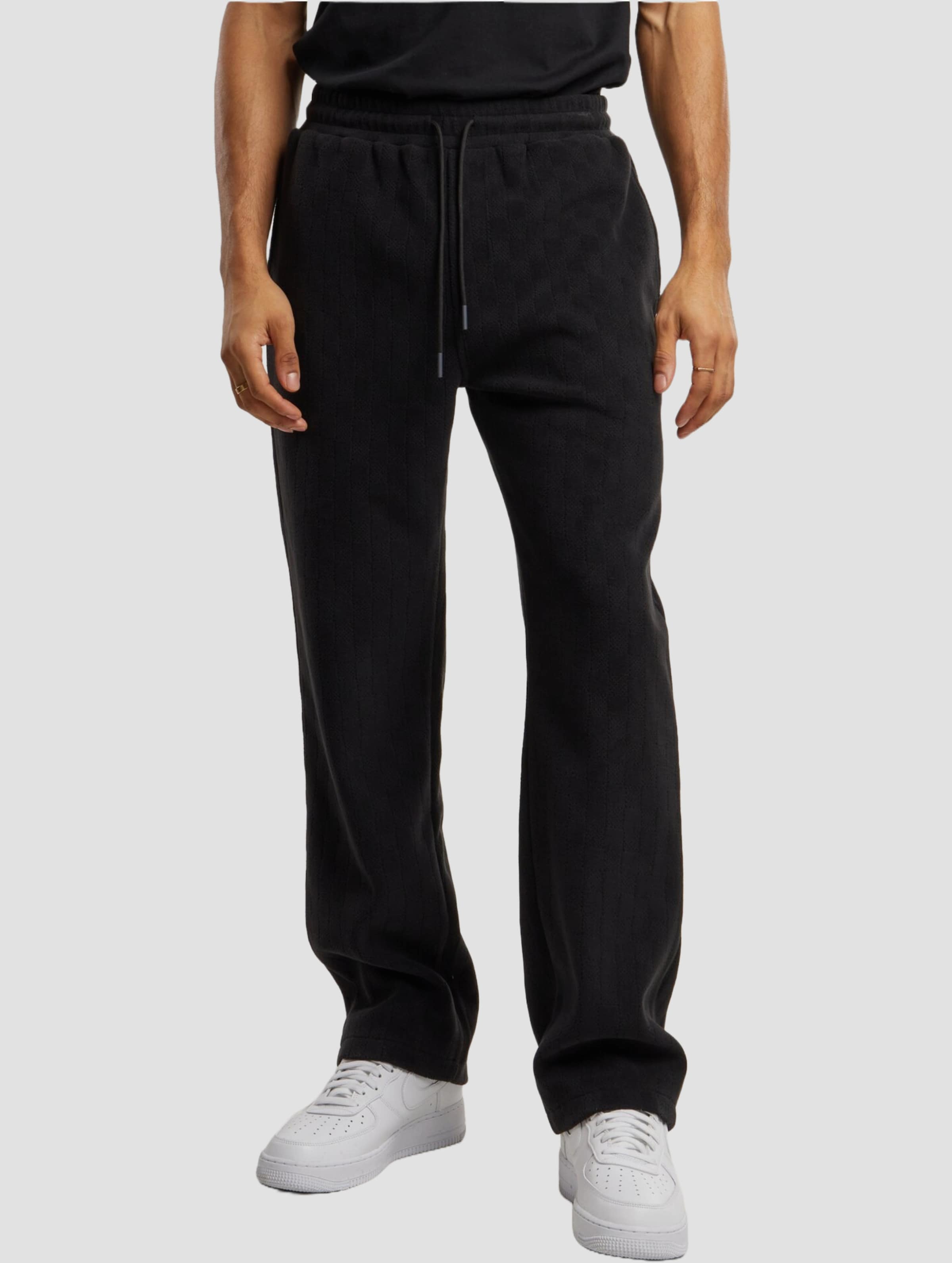 Urban Classics Jacquard Velvet Wide Jogginghose