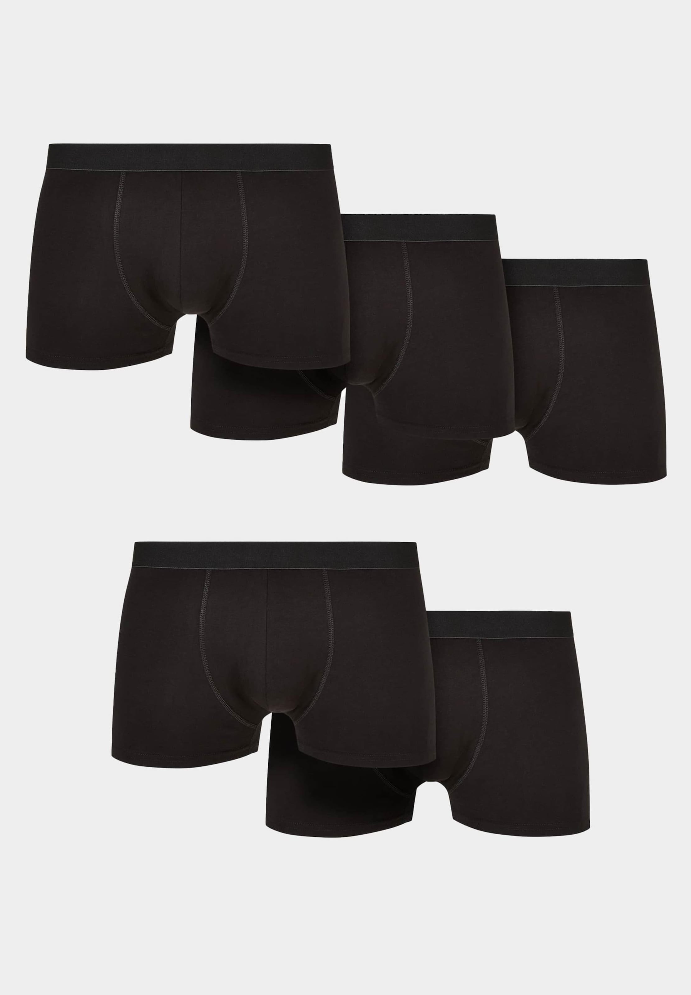 Urban Classics Solid Organic Cotton Boxer Short 5-Pack