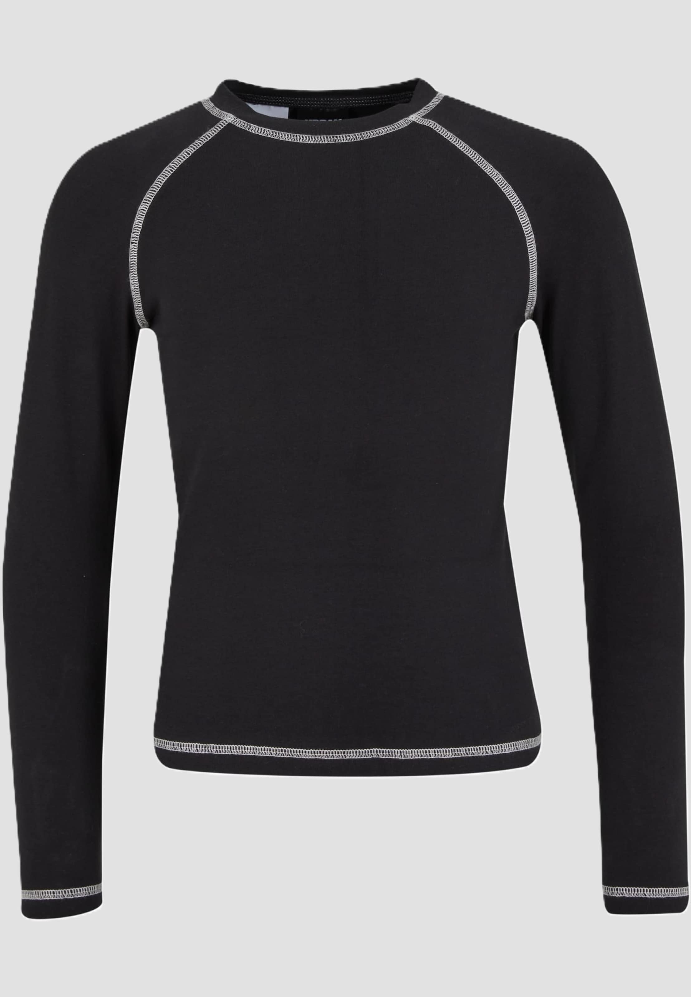 Urban Classics Girls Contrast Jersey Longsleeve