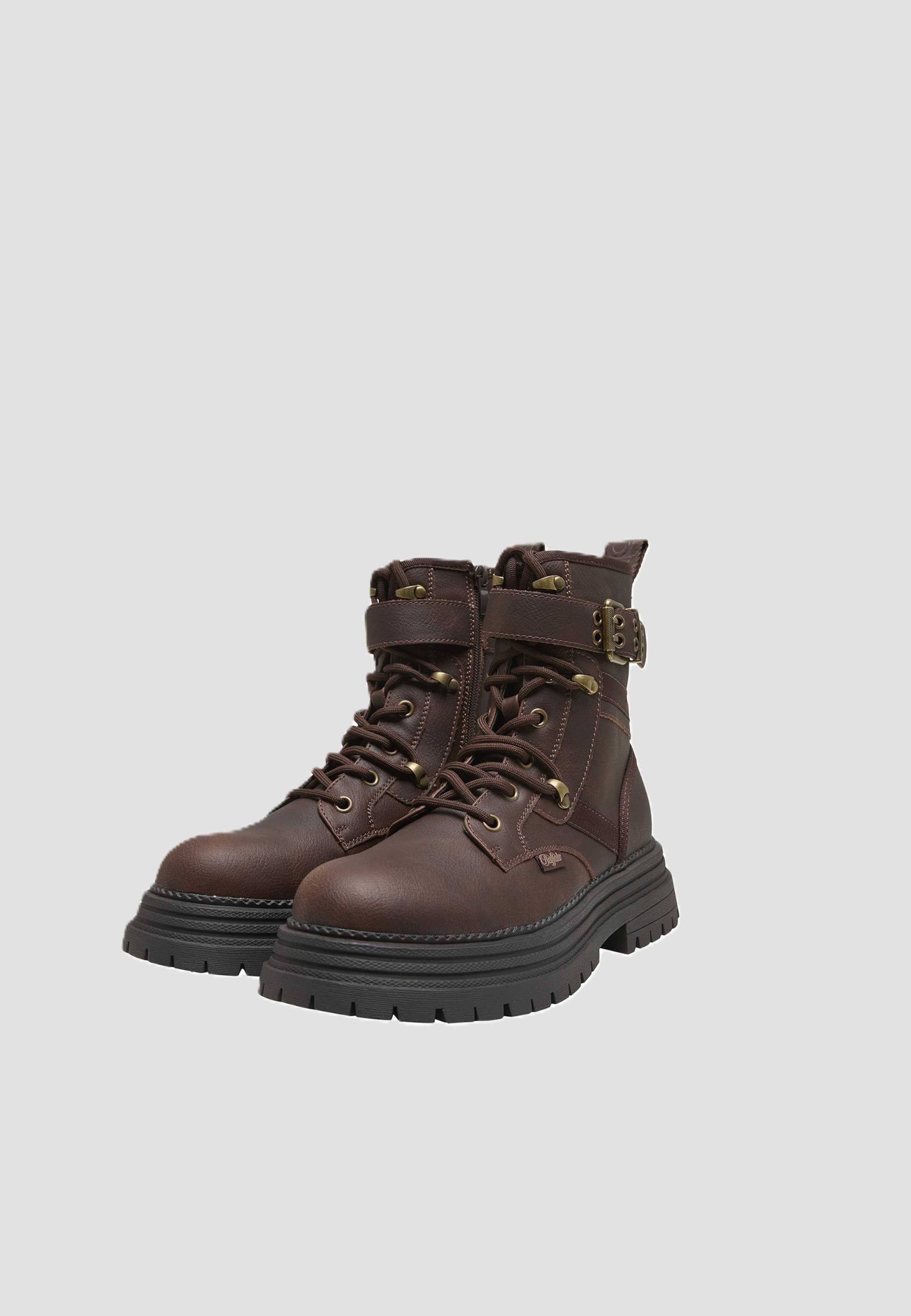 Buffalo LENNOX LACE UP BIKER MID