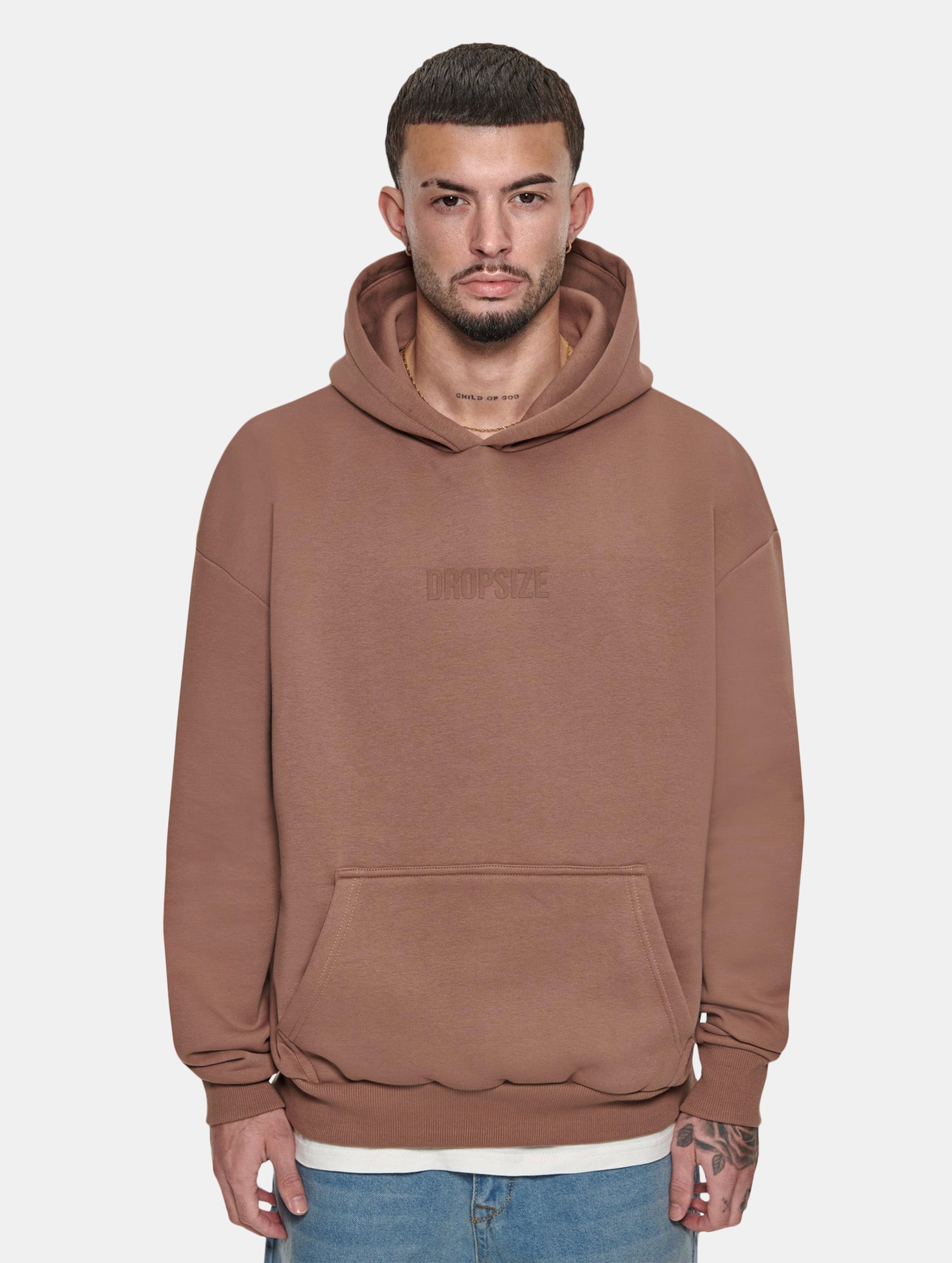 Dropsize Heavy Oversize Center HD Hoodie