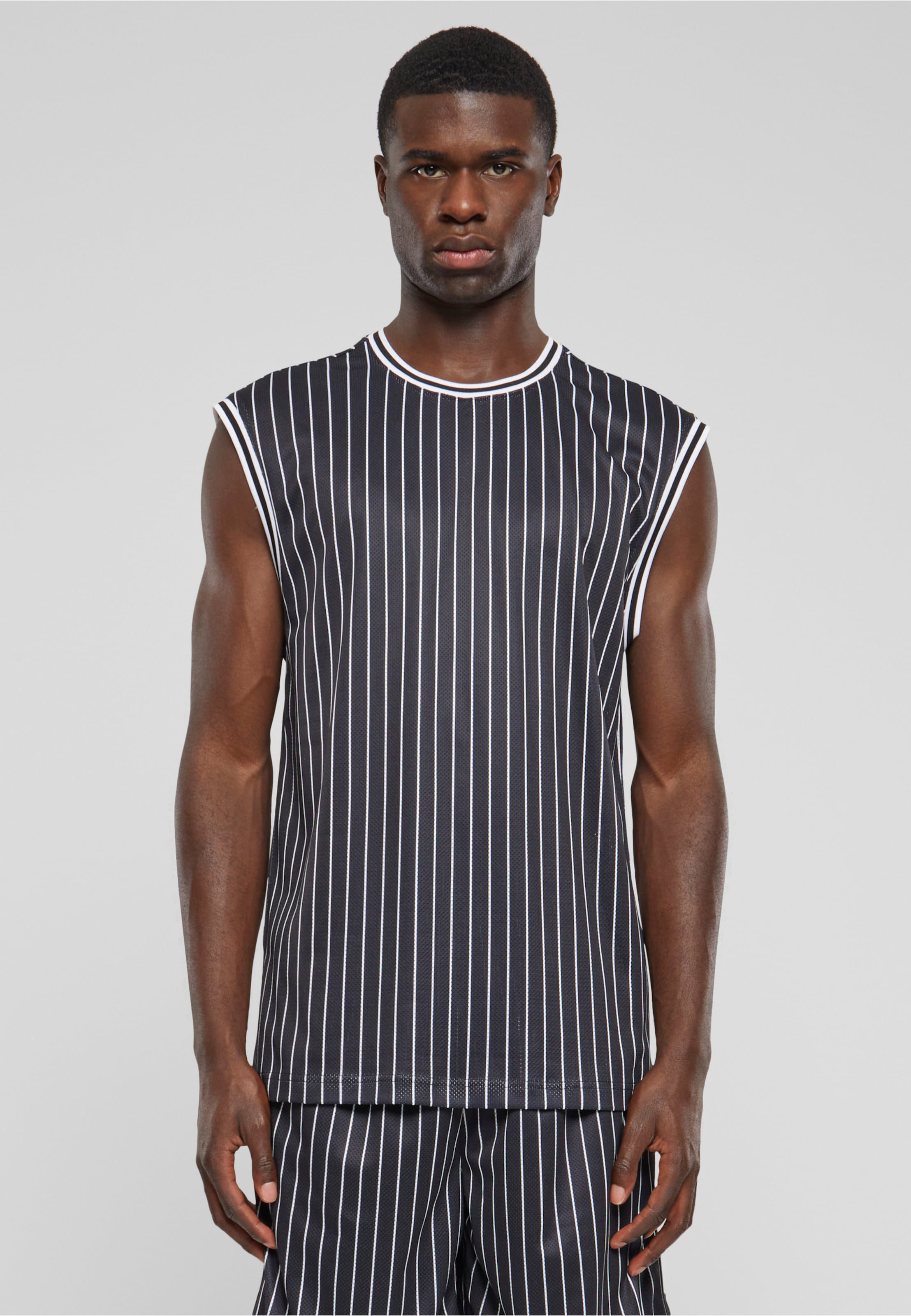 Urban Classics Striped Mesh Tanktop