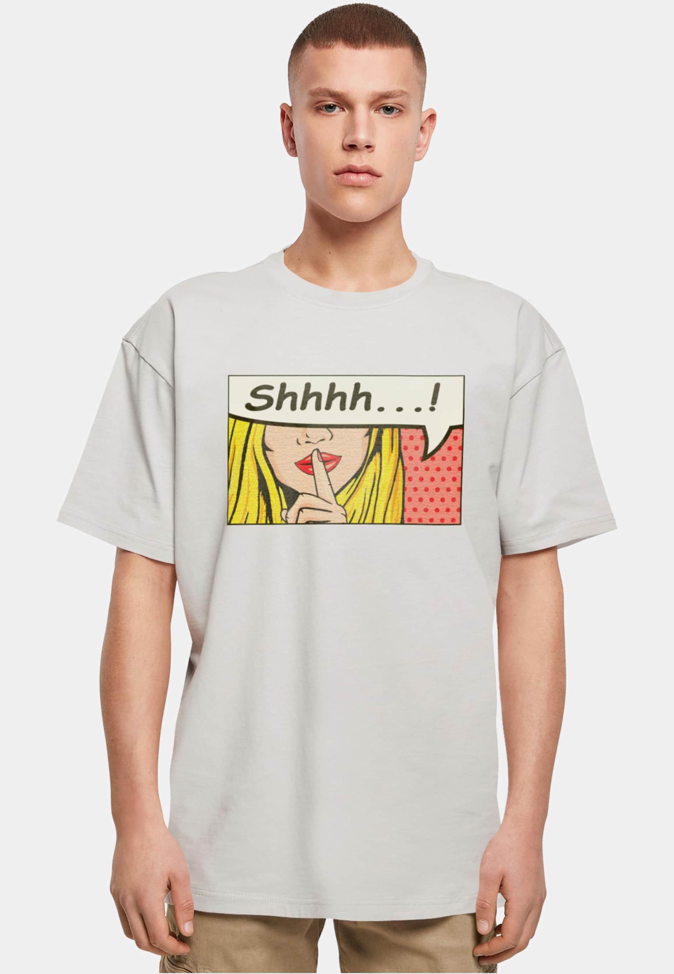 Merchcode Silent Sign Comic Heavy Oversized Tee