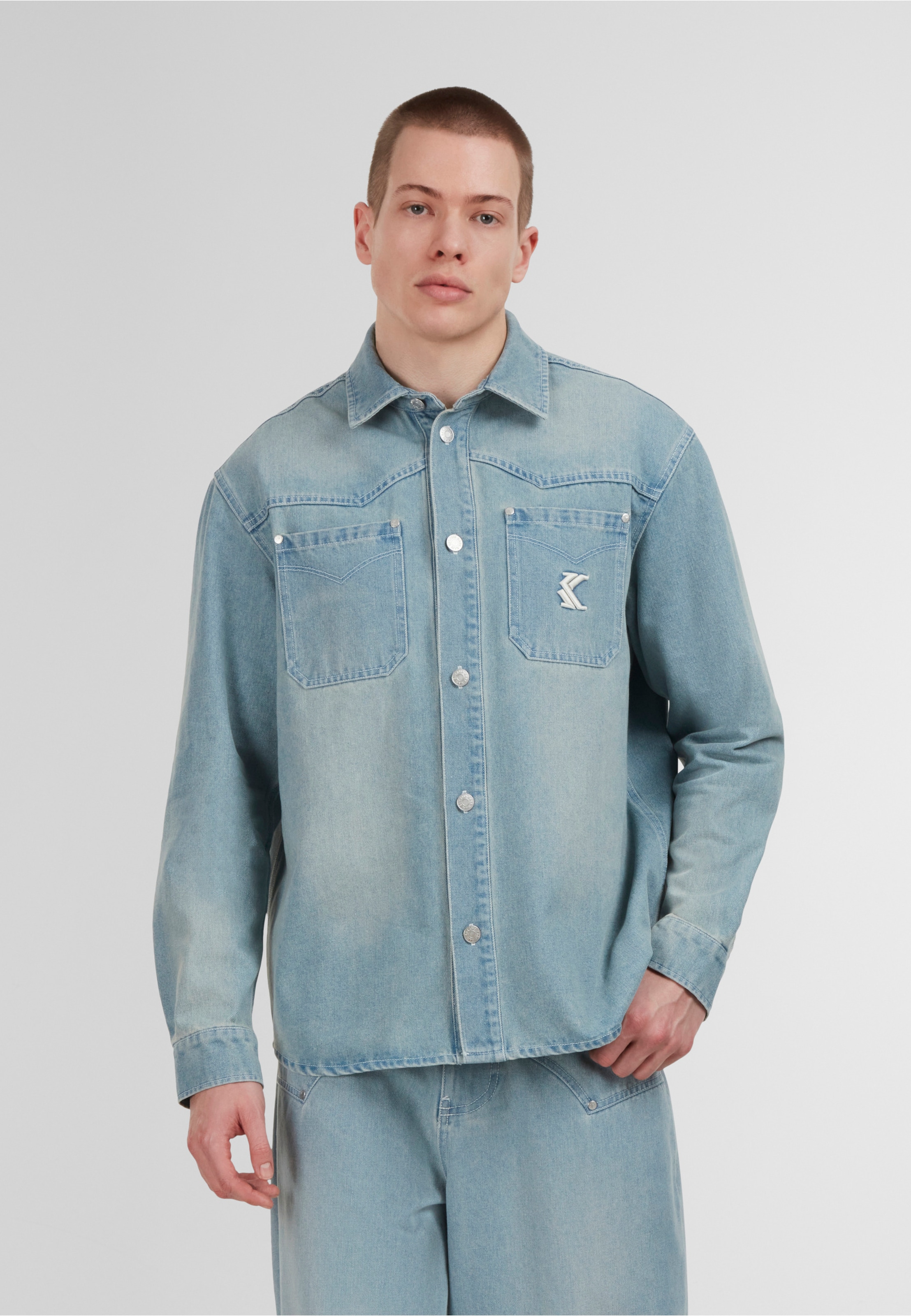 Karl Kani Og K Western Denim Overshirt