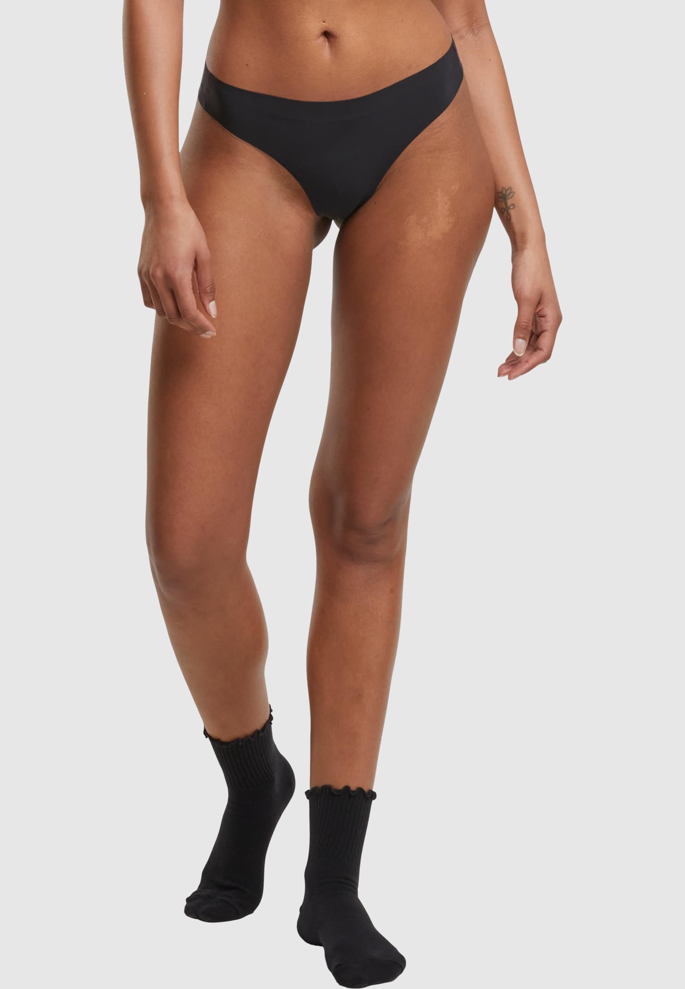 Urban Classics Ladies Lasercut Tanga 3-Pack