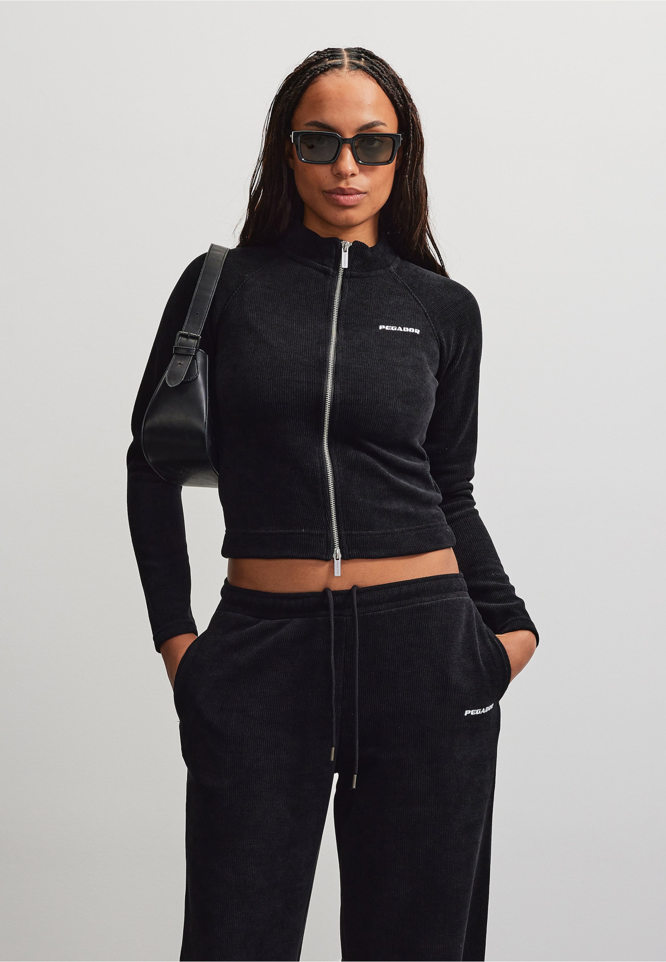 PEGADOR NOLI SLIM RIB JACKET