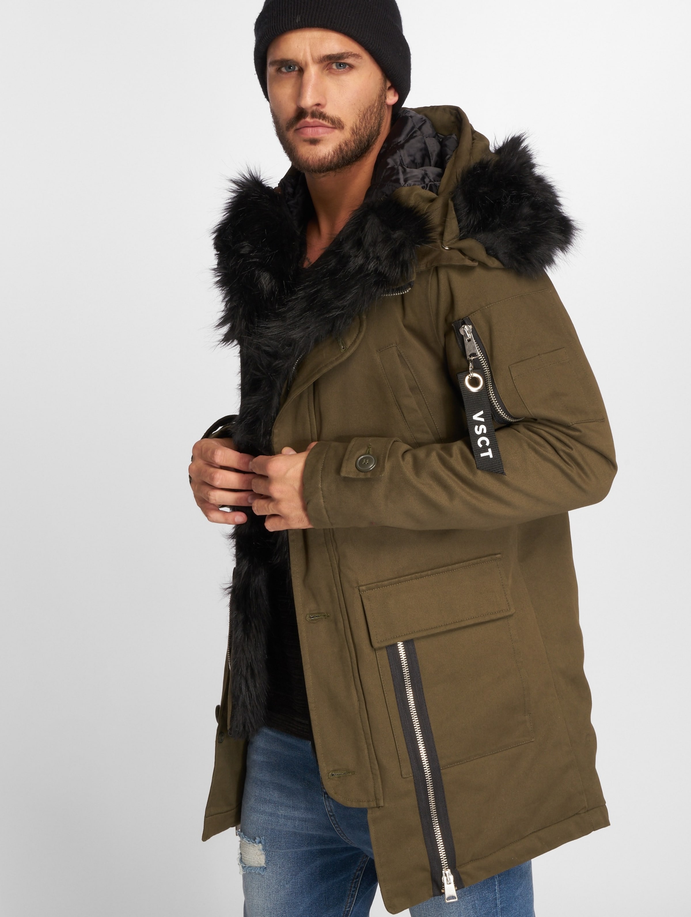 VSCT Clubwear Zip Decor Winter Jacket