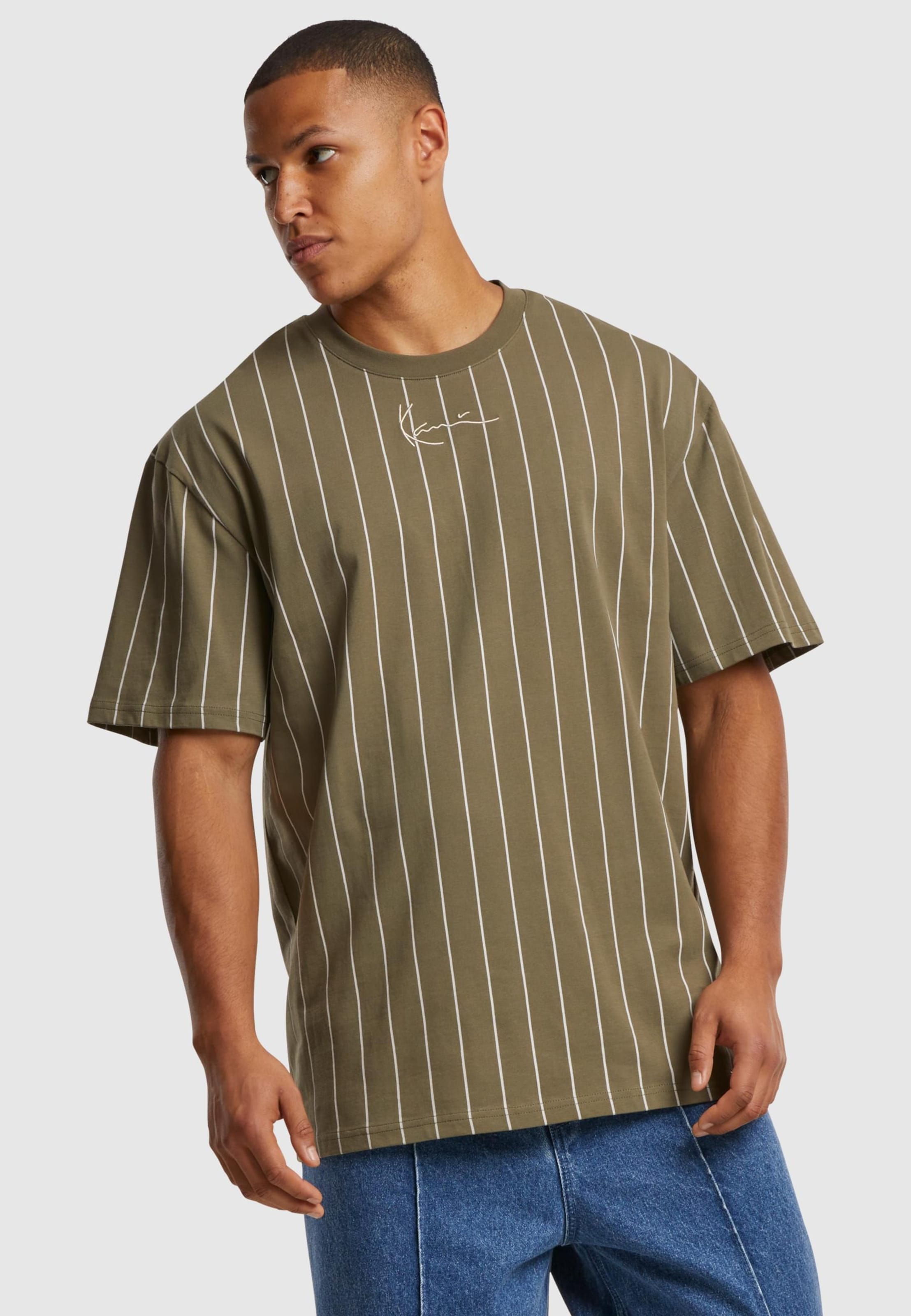 Karl Kani KK Small Signature Essential Pinstripe Tee