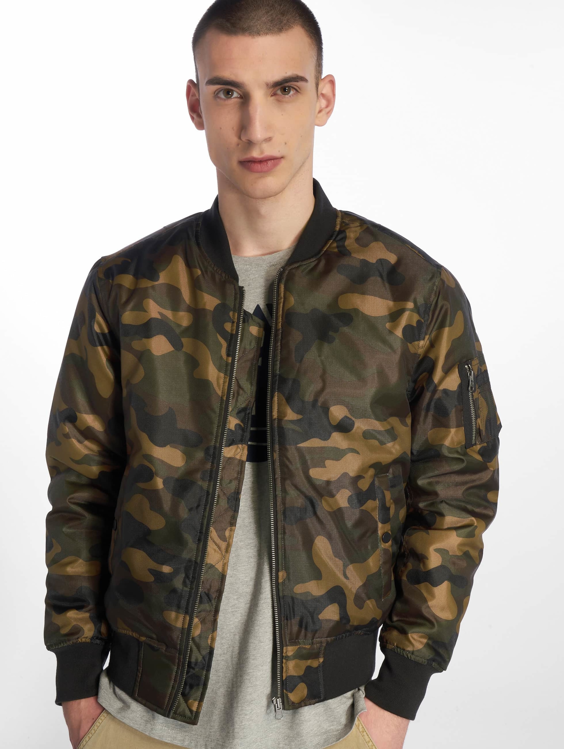 Urban Classics Camo Basic Bomber Jacket