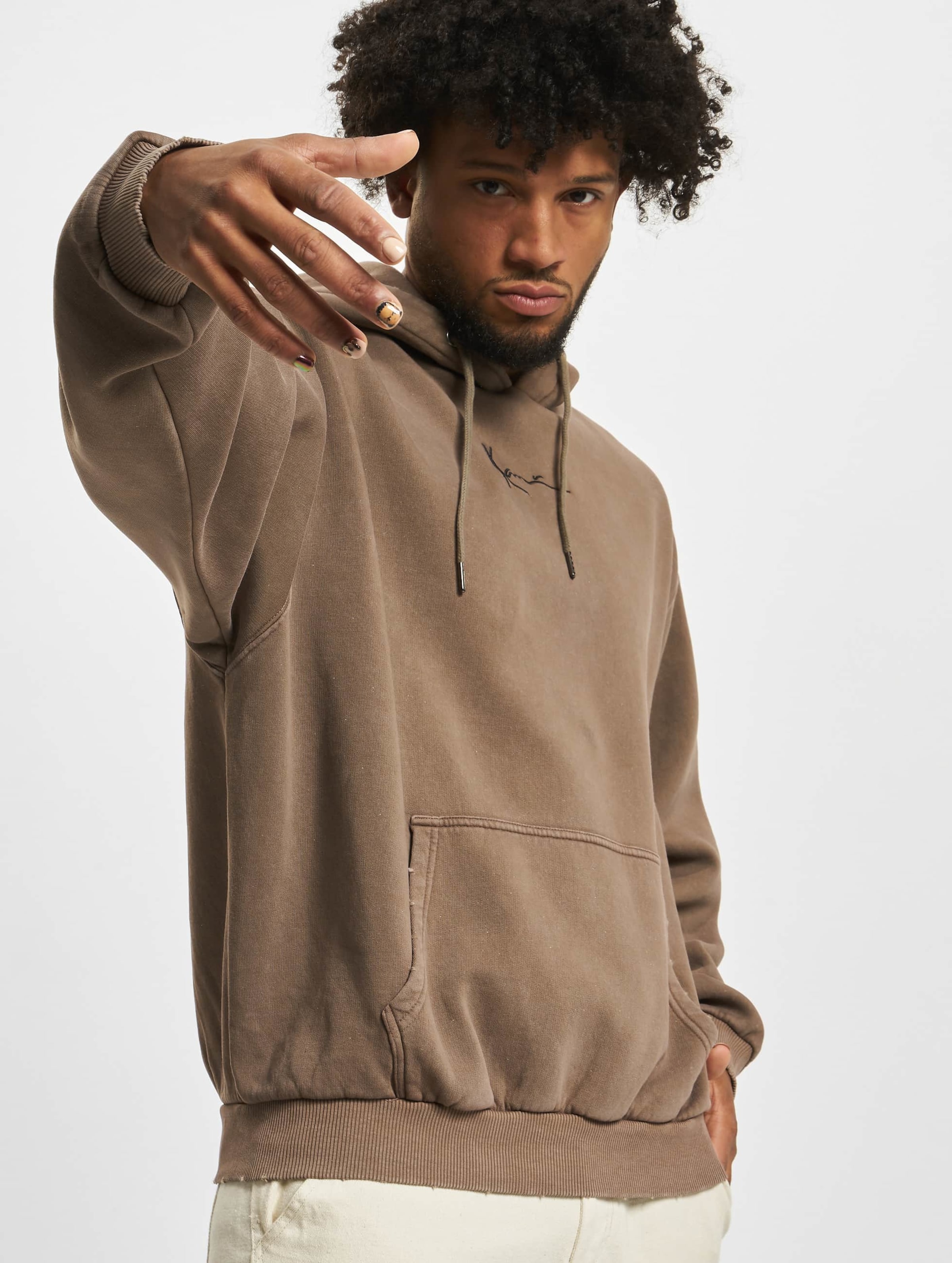 Karl Kani KM223-004-1 KK Small Signature Destroyed Hoodie