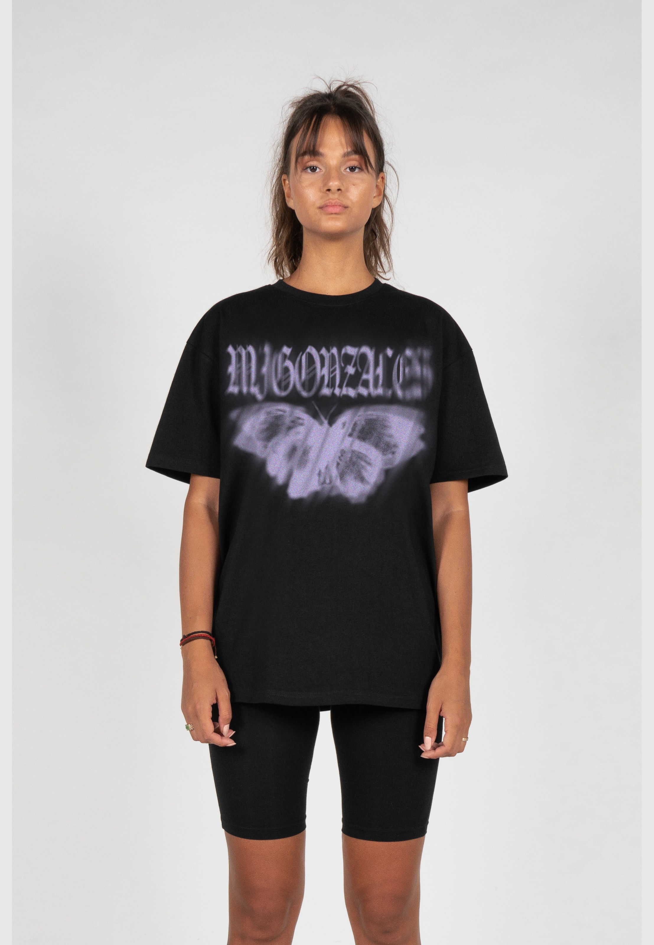 MJ Gonzales Heavy Oversized Tee Ladies - BUTTERFLY ILLUSION