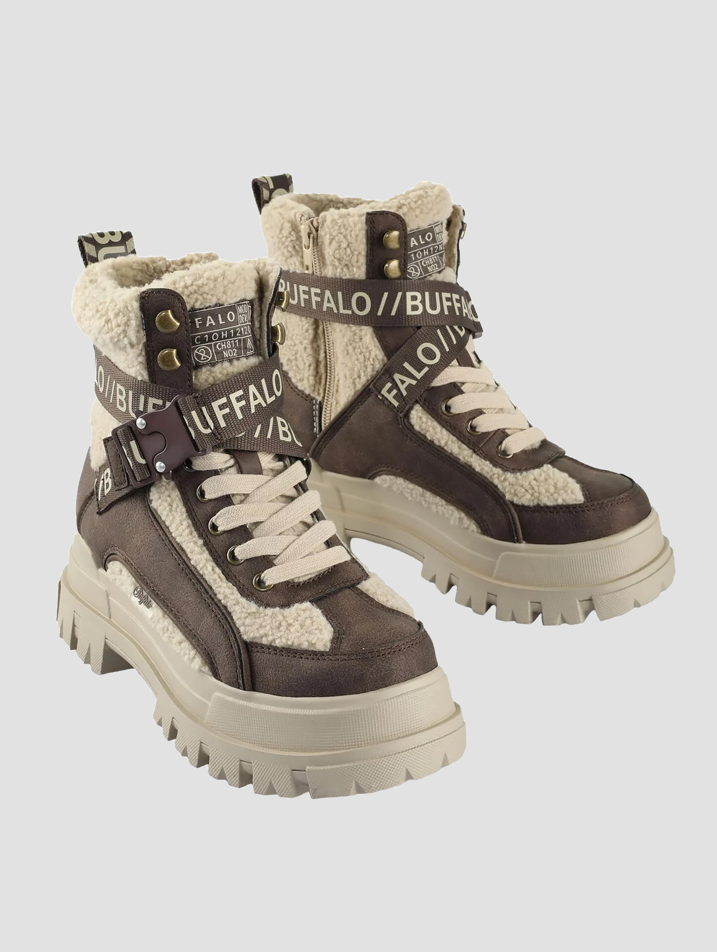 Buffalo Aspha Com1 Warm Vegan Nappa/Fur Boots