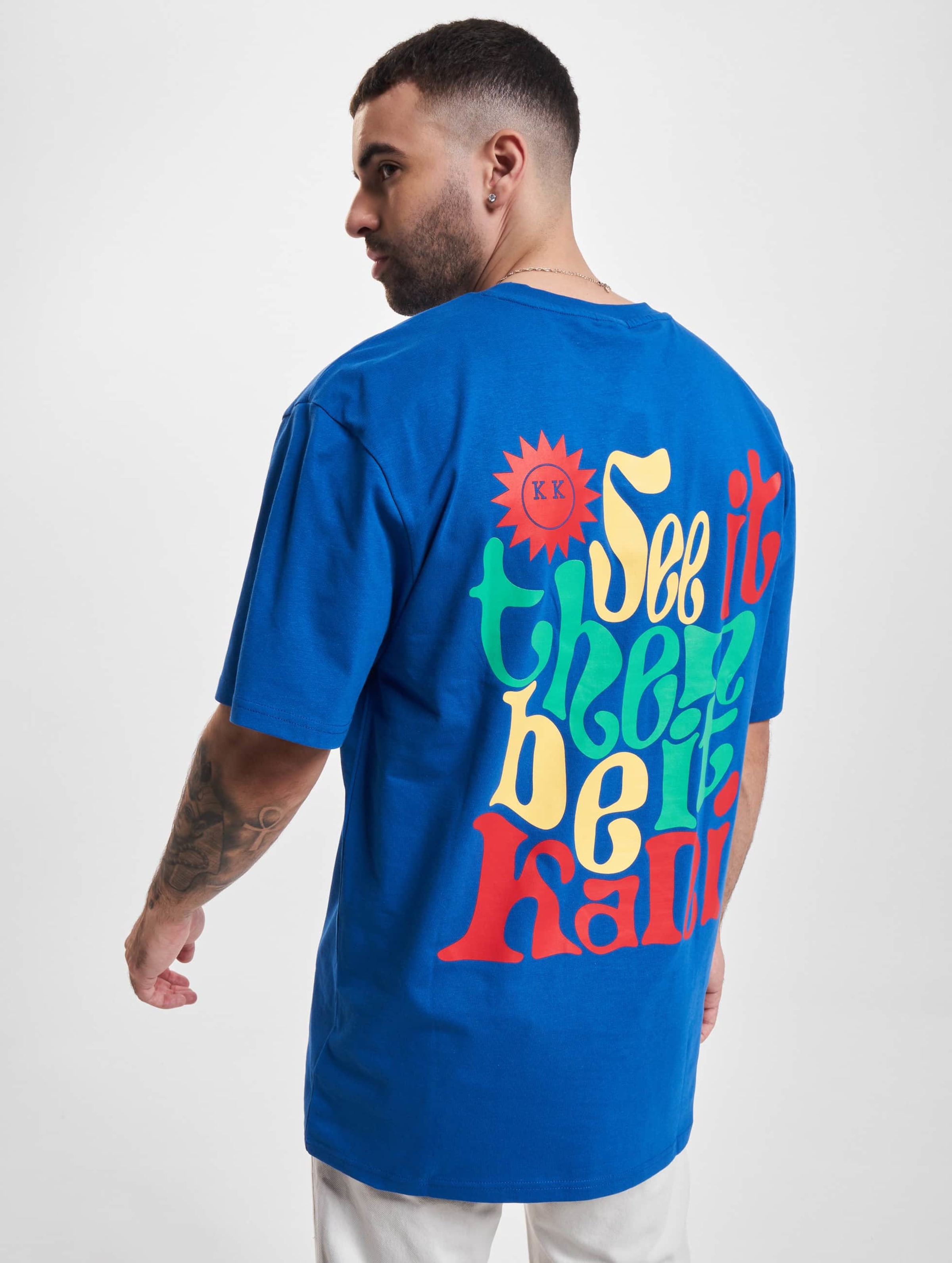 Karl Kani KM232-032-1 KK Small Signature Print Tee