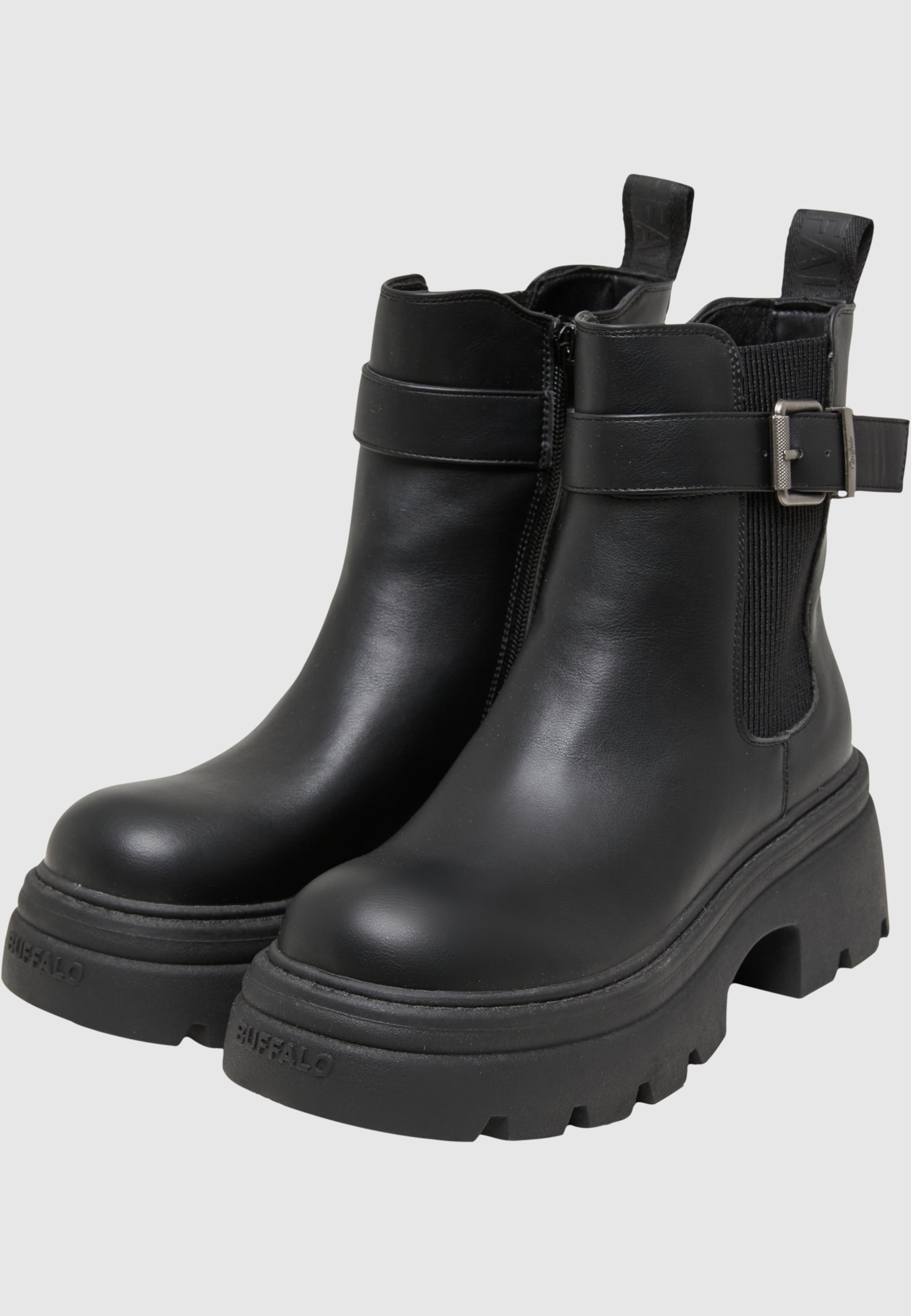 Buffalo ZAVEN CHELSEA BUCKLE - VEGAN NAPPA