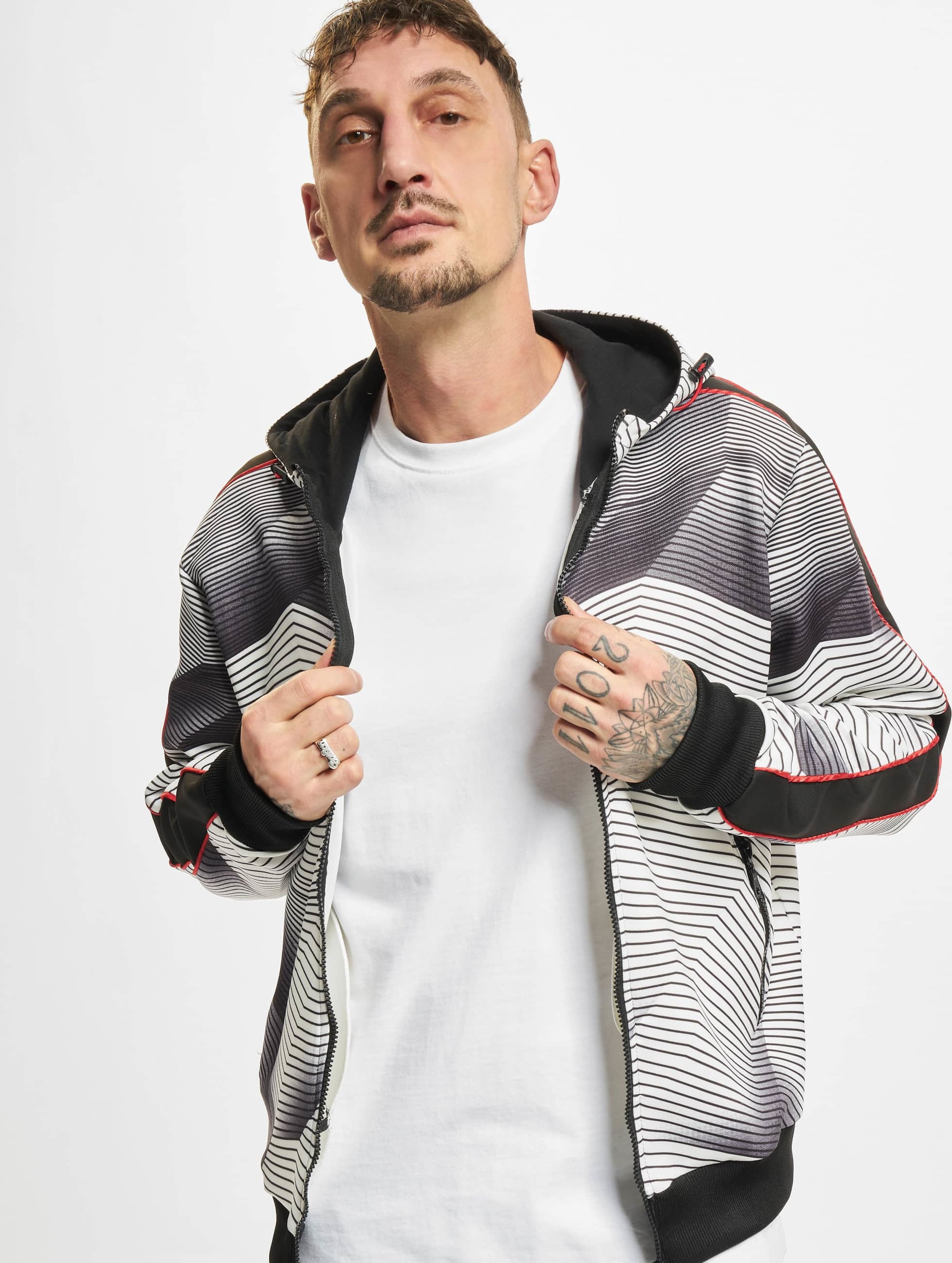 VSCT Clubwear Sound Waves Zip Hoodie