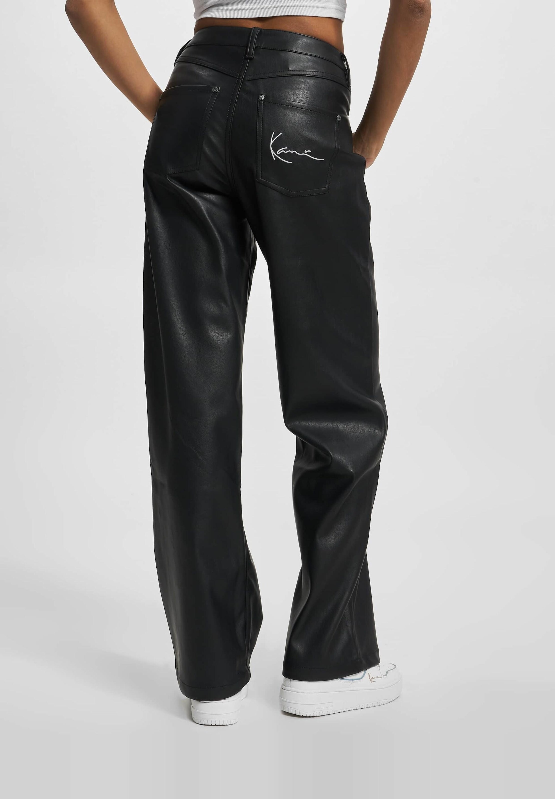 Karl Kani KK Small Signature PU Wide Fit Pants