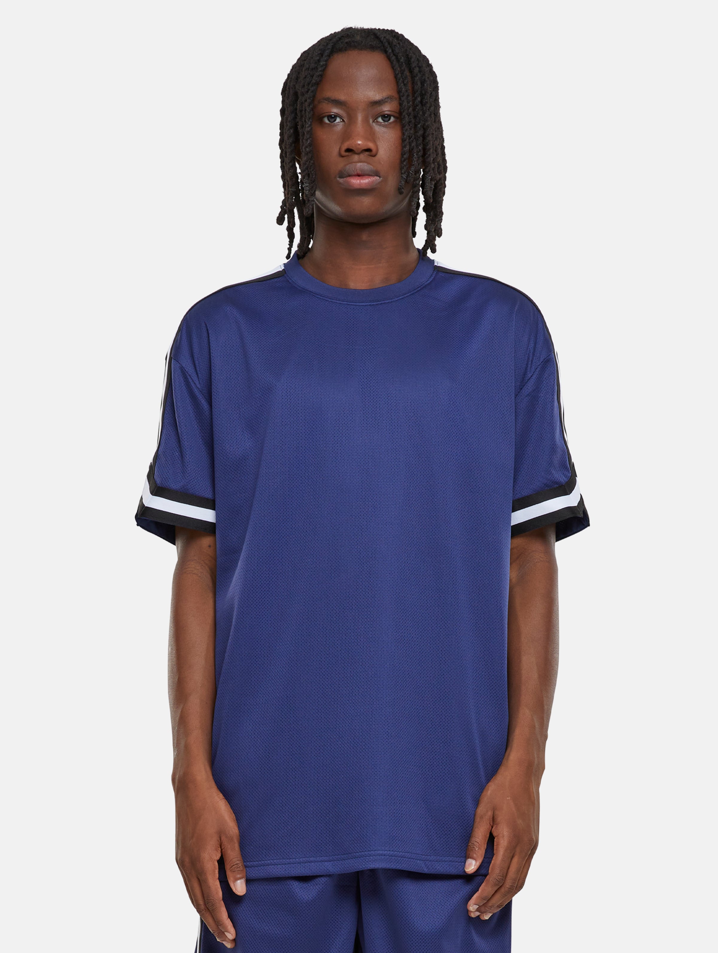 Urban Classics Oversized Stripes Mesh T-Shirt