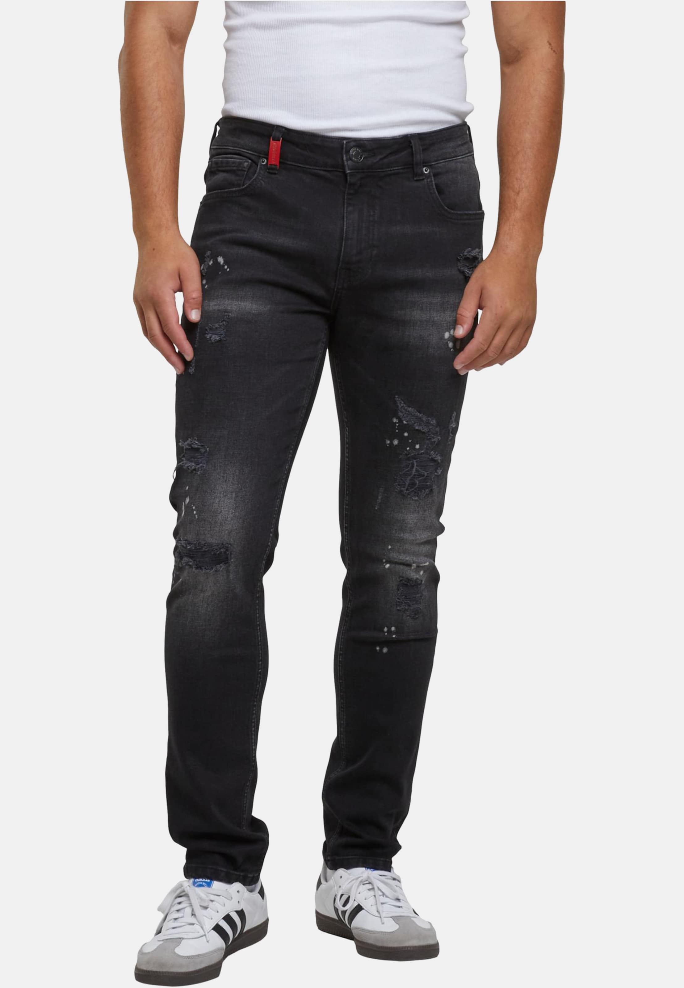 2Y Premium EMILIO RIPPED SLIM FIT JEANS