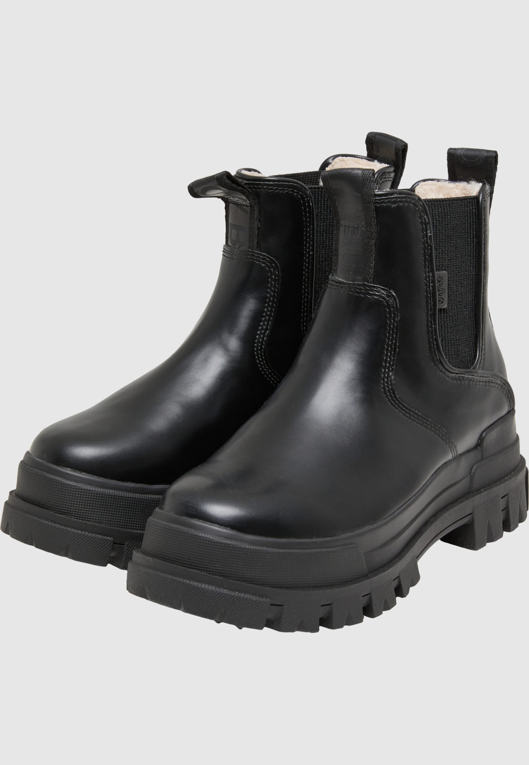 Buffalo ASPHA CHELSEA WARM - VEGAN BOX BLACK