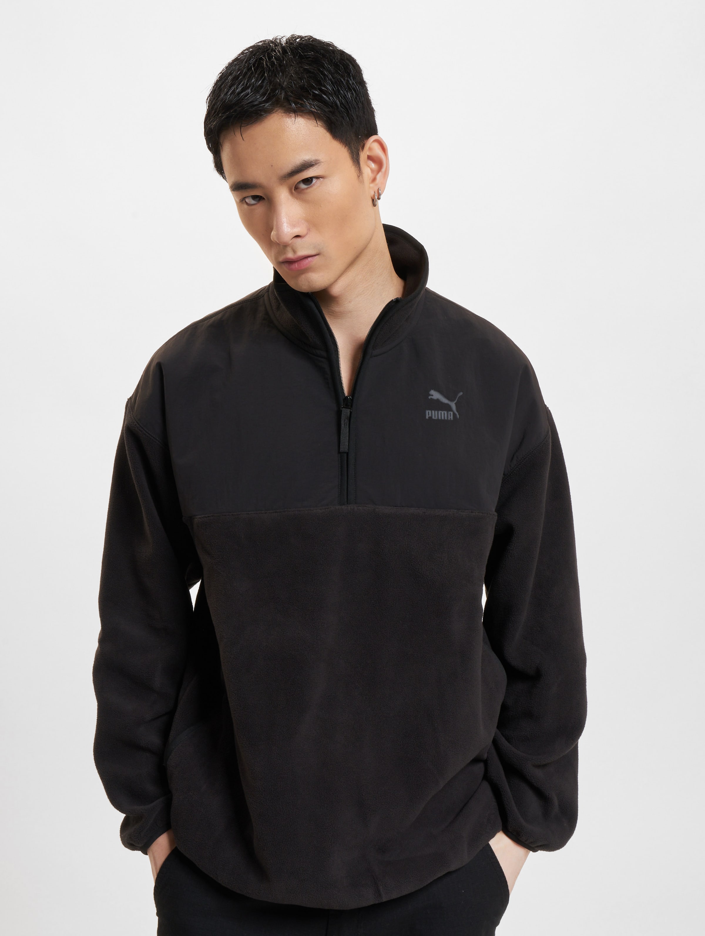 Puma Classics Utility Polar Fleece Half-Zip Pullover