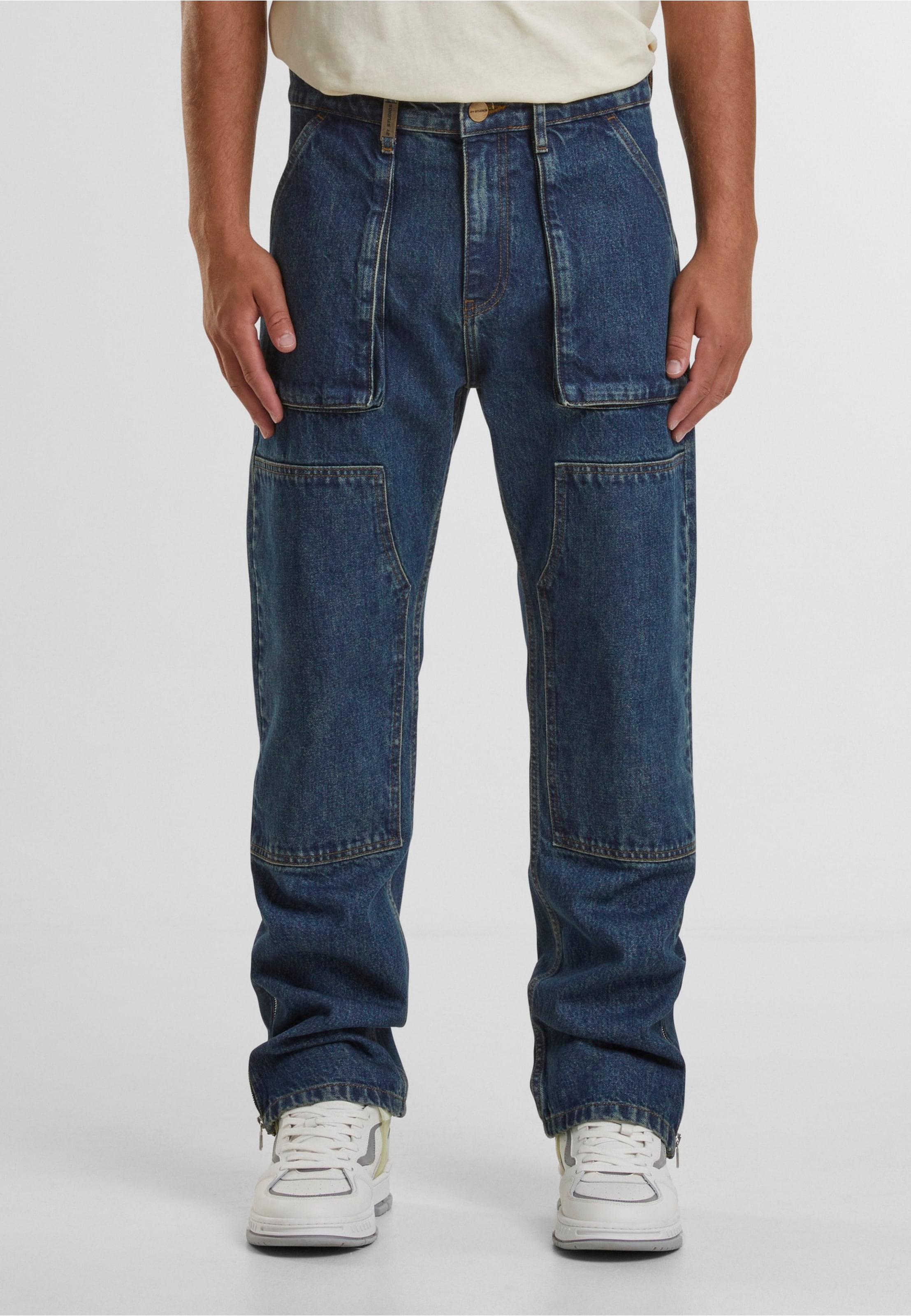 2Y Studios Esus Zipper Pocket Straight Jeans