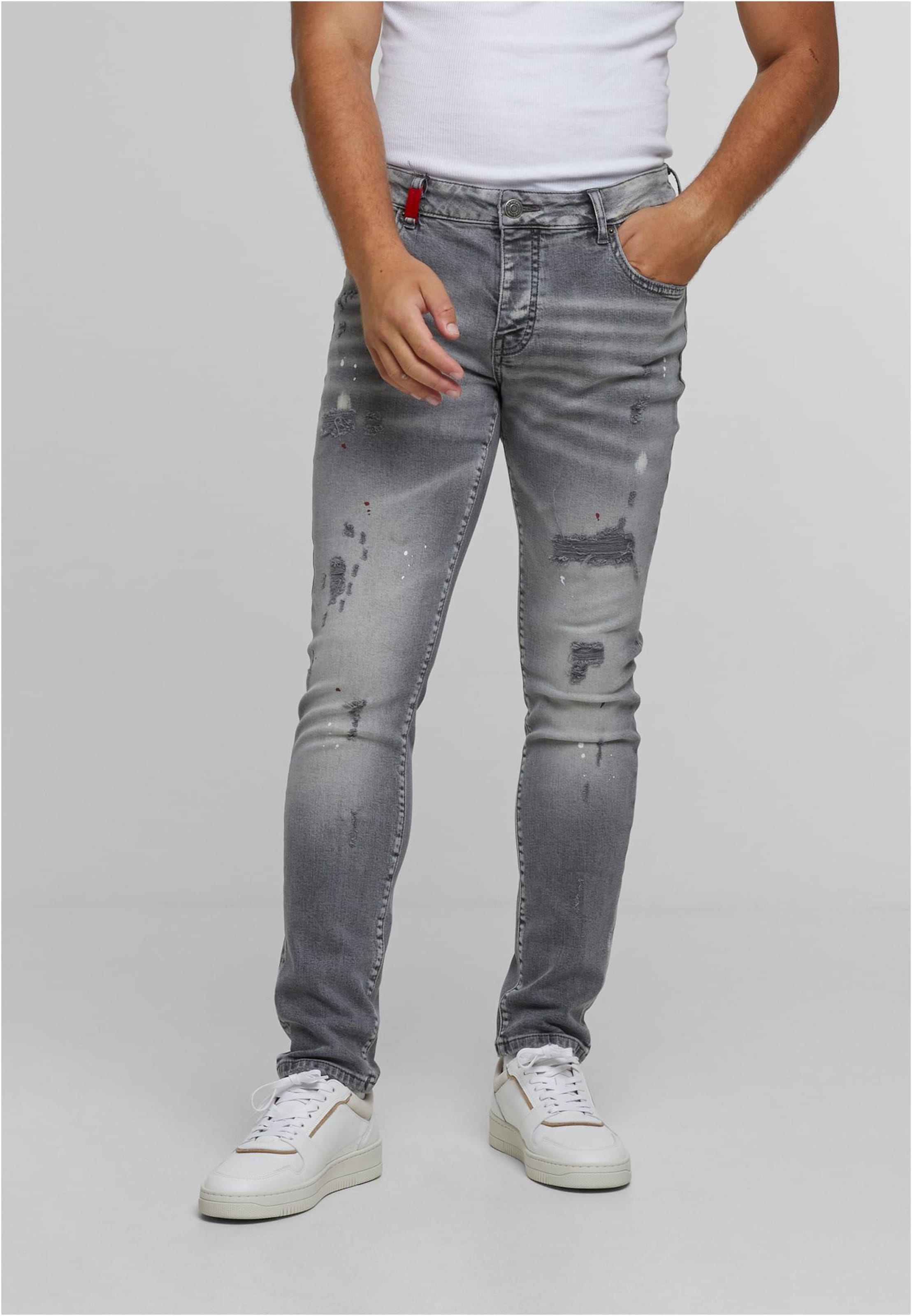 2Y Premium Julio Ripped Slim Fit Jeans