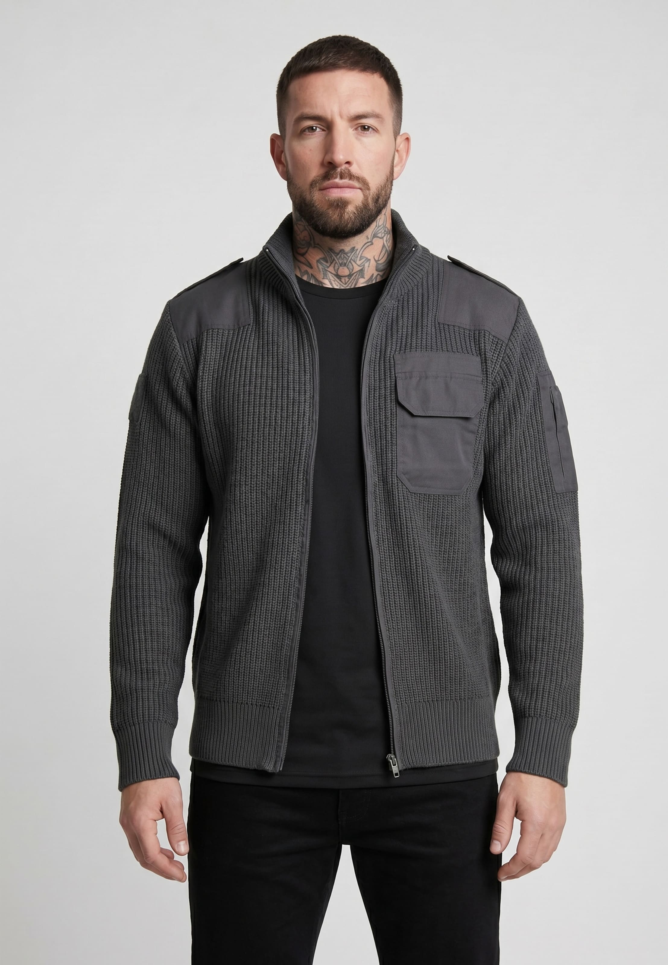 Brandit BW Cardigan