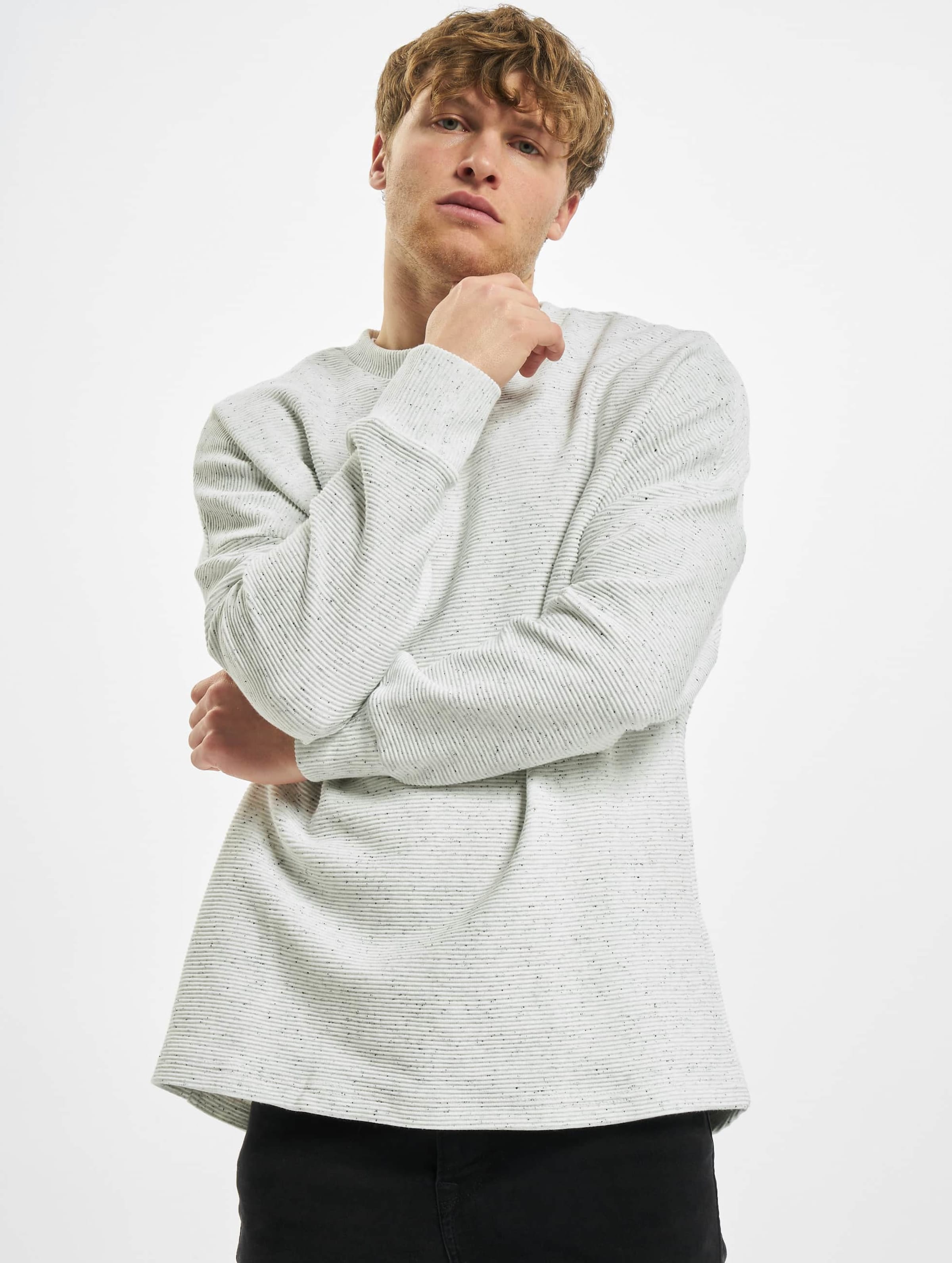 Urban Classics Cut On Sleeve Naps Interlock Crew