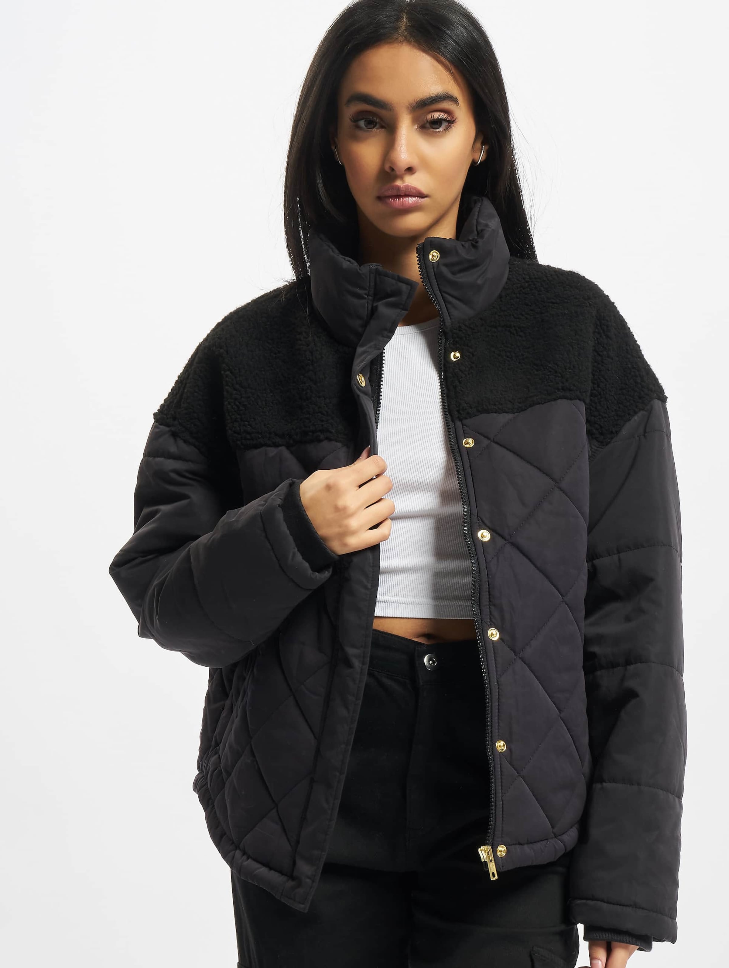 Urban Classics Ladies Oversized Diamond Quilt Puffer Jacket