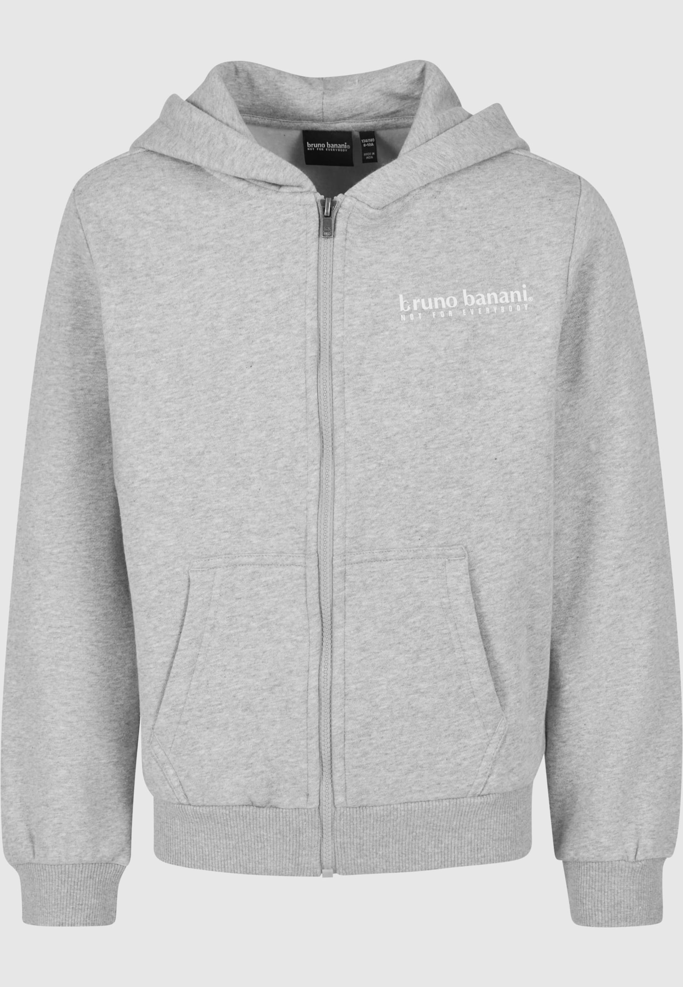Bruno Banani Basic Logo Print Zip-Hoodie