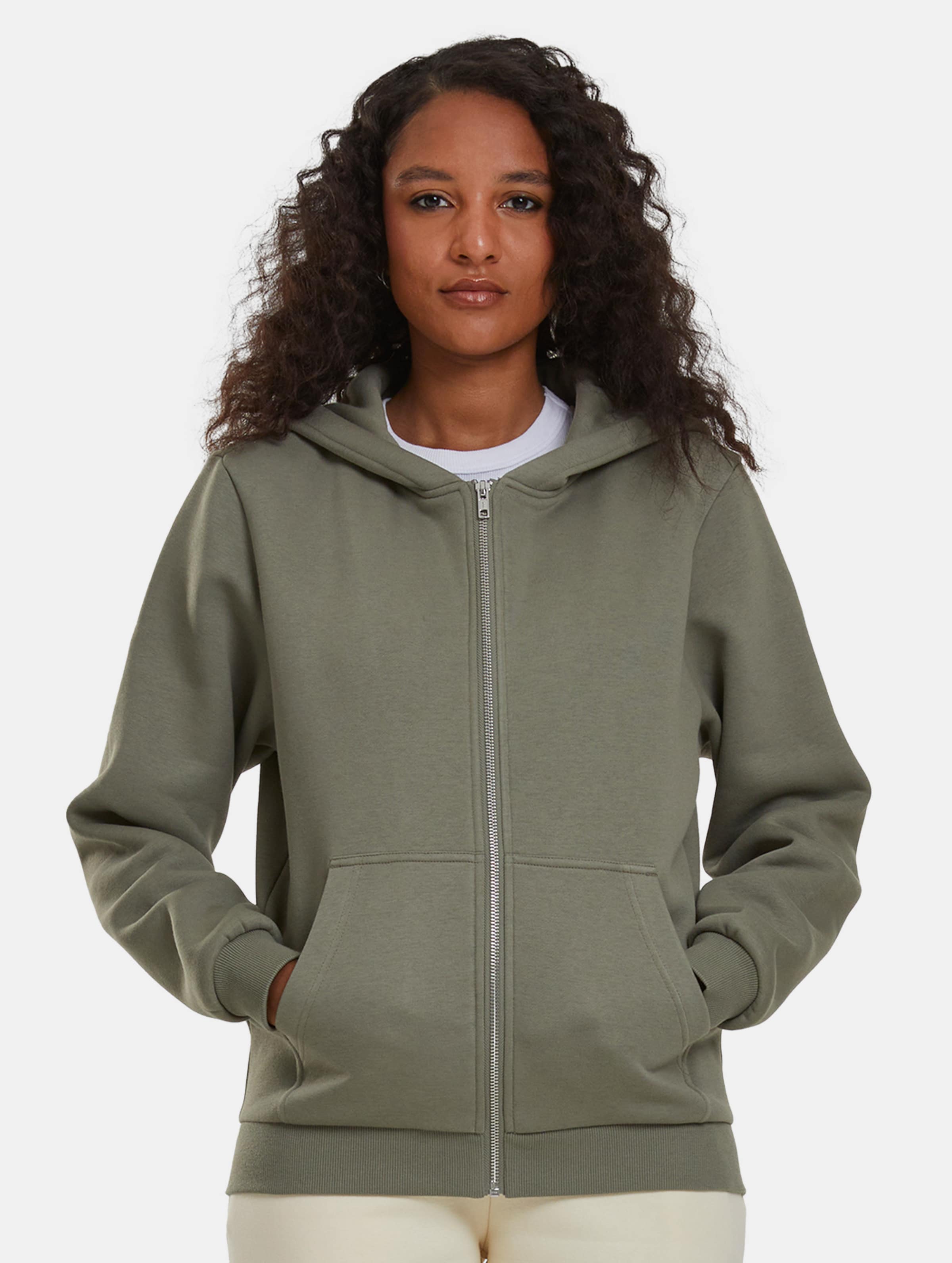 Urban Classics Ladies Fluffy Zip Hoodie