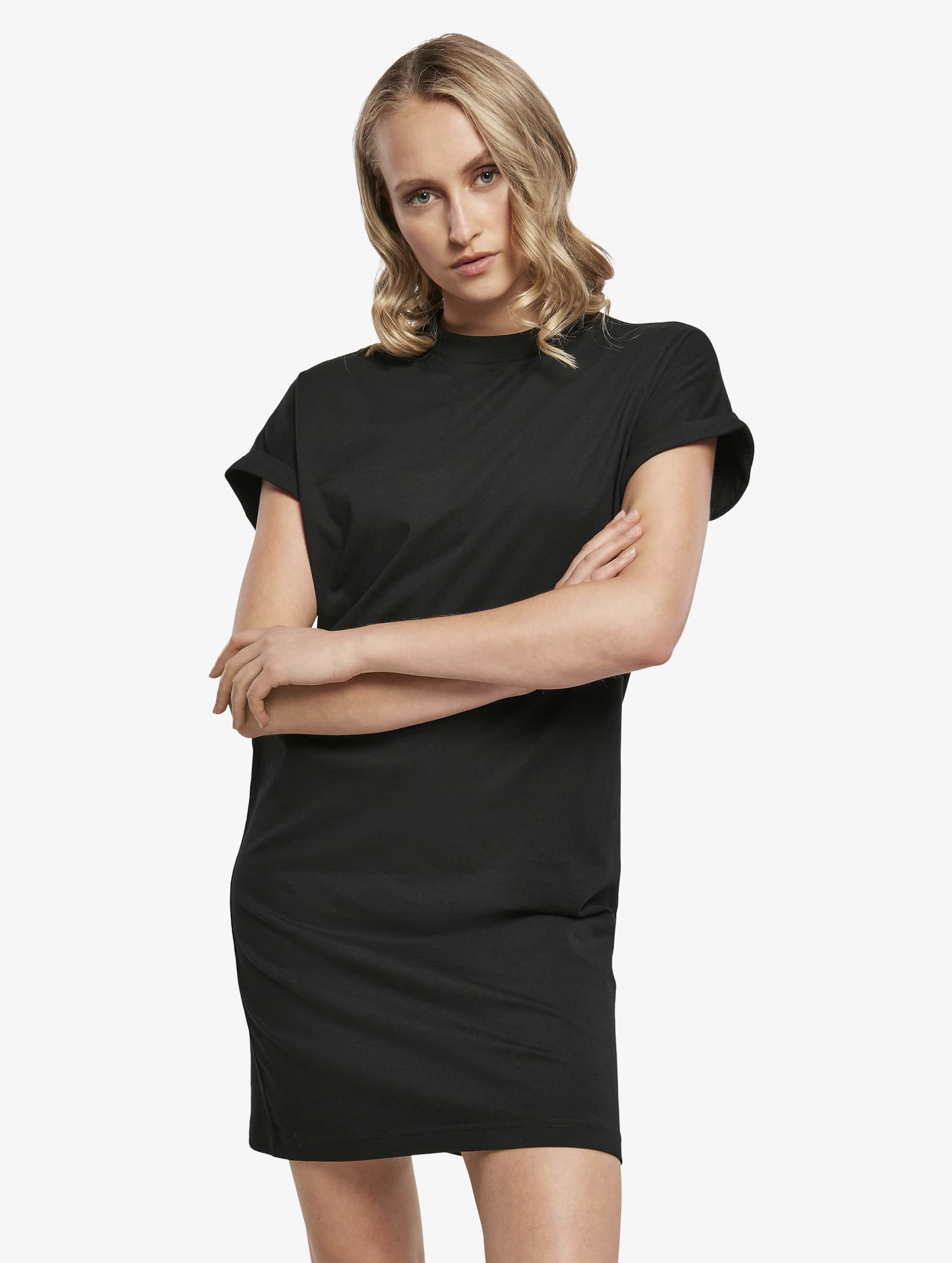 Urban Classics Ladies Organic Cotton Cut On Sleeve Tee Dress
