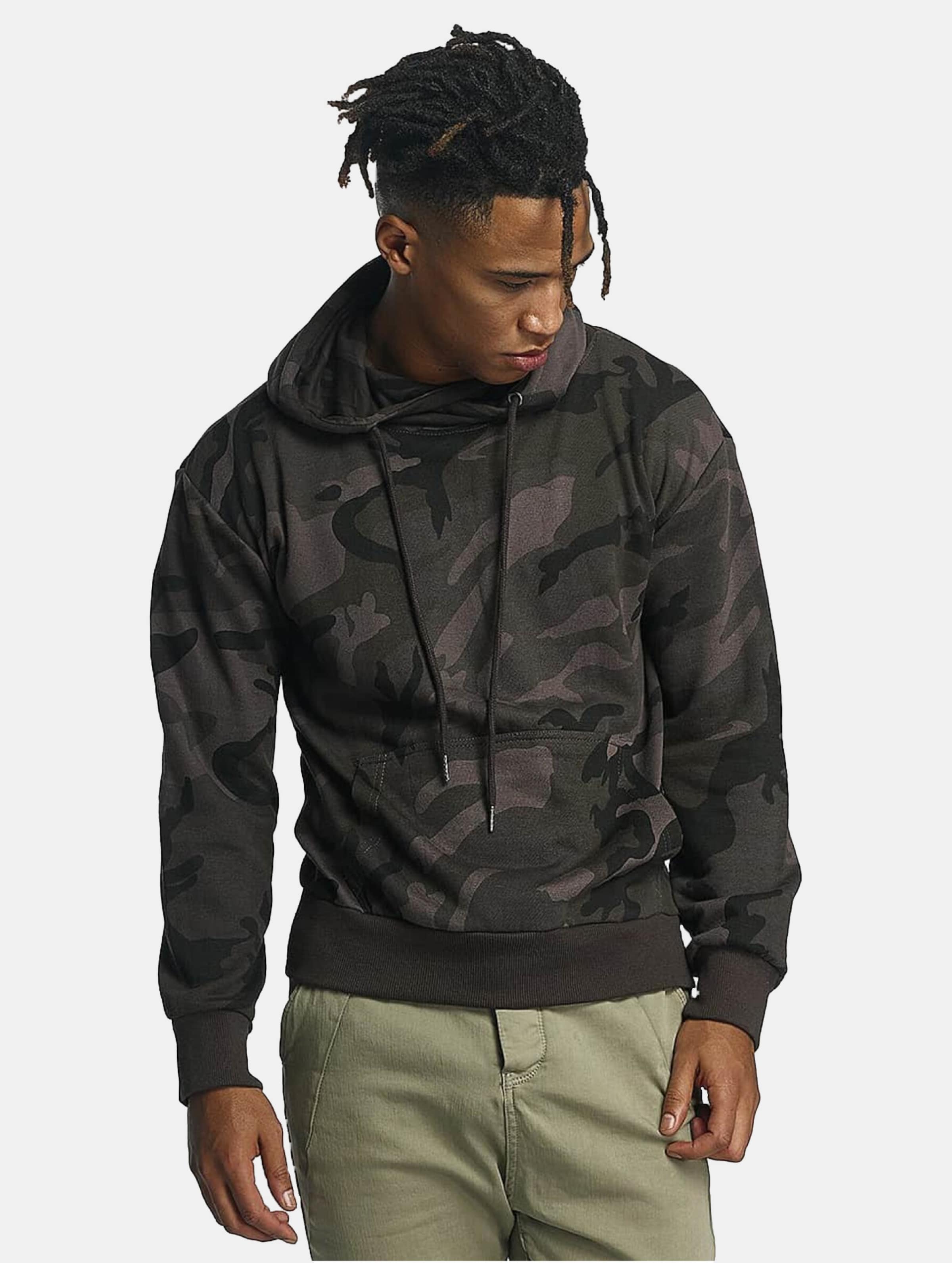 Urban Classics High Neck Camo Hoody