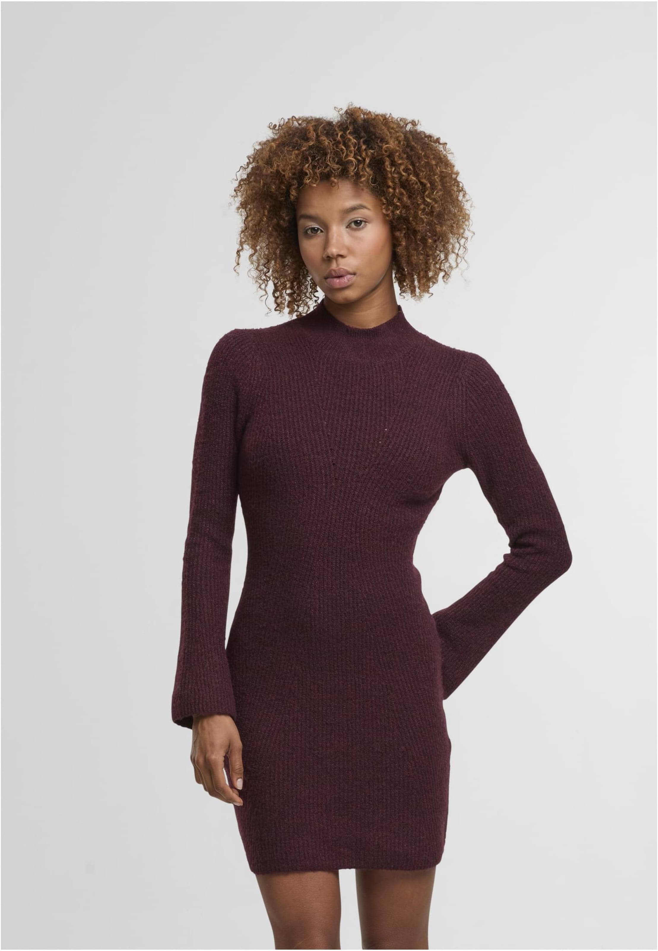 Noisy May NMNOLA L/S HIGH NECK KNIT DRESS FWD
