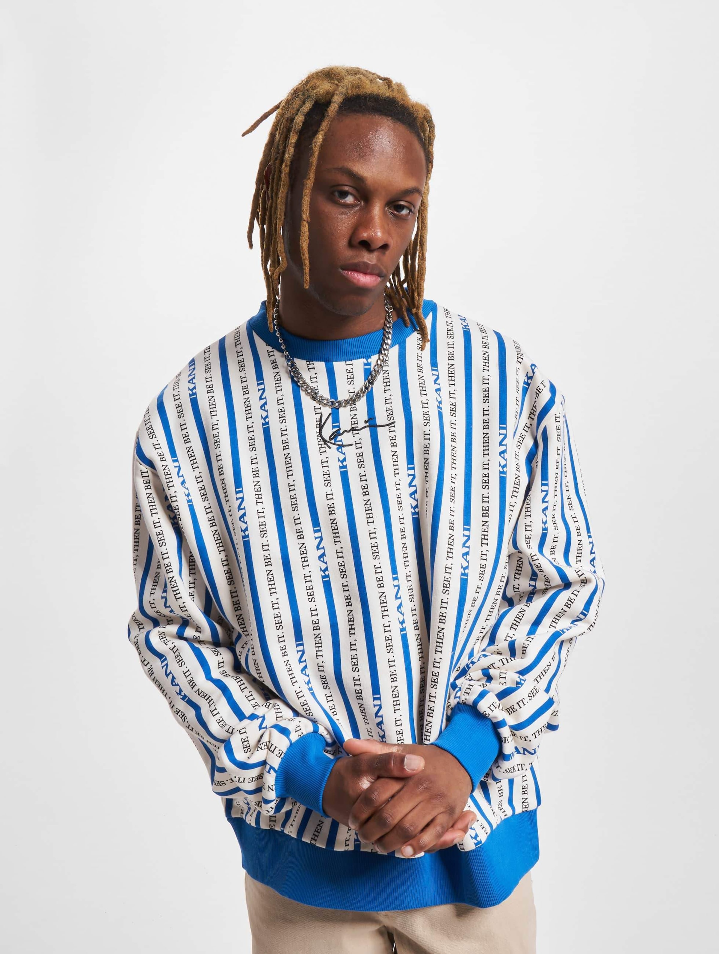 Karl Kani KK Small Signature Logo Stripe Os Crew