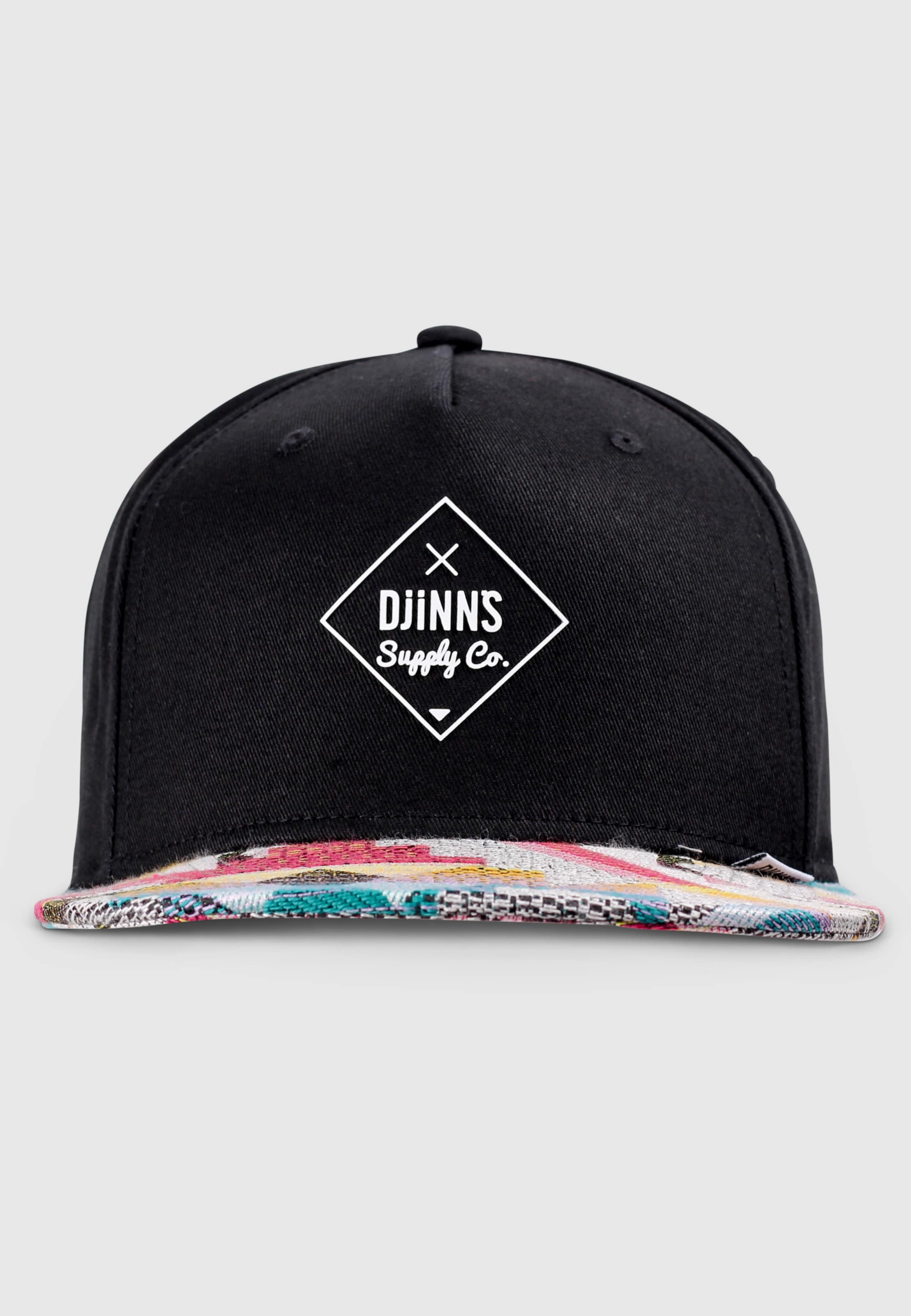Djinns 5 Panel Snapback Cap Rubber Aztek