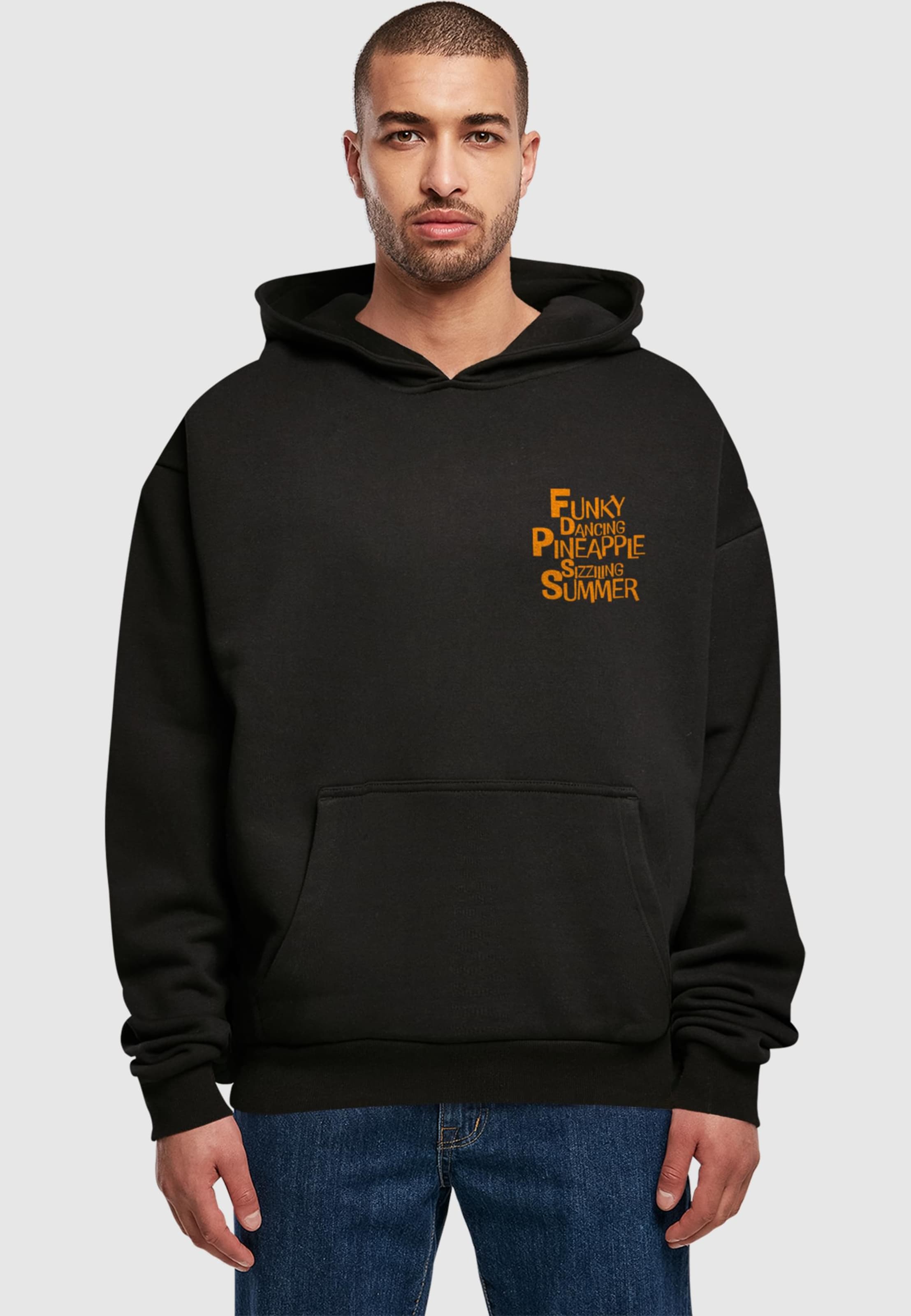 Merchcode Funky Pineapple Oversized Hoody