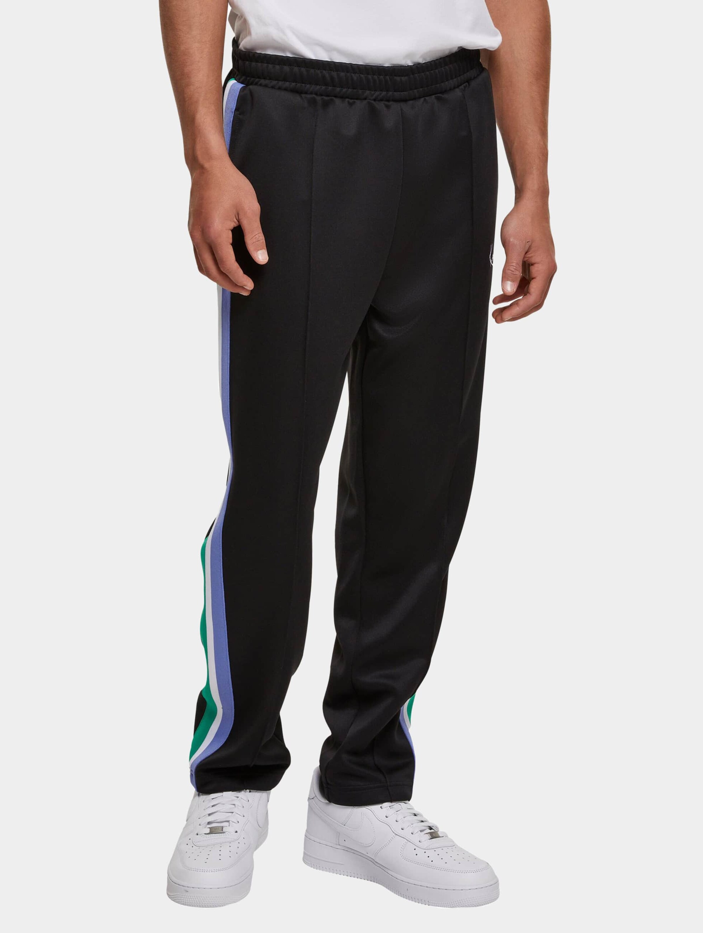 Karl Kani Small Signature Straight Leg Trackpants black/multic0lor