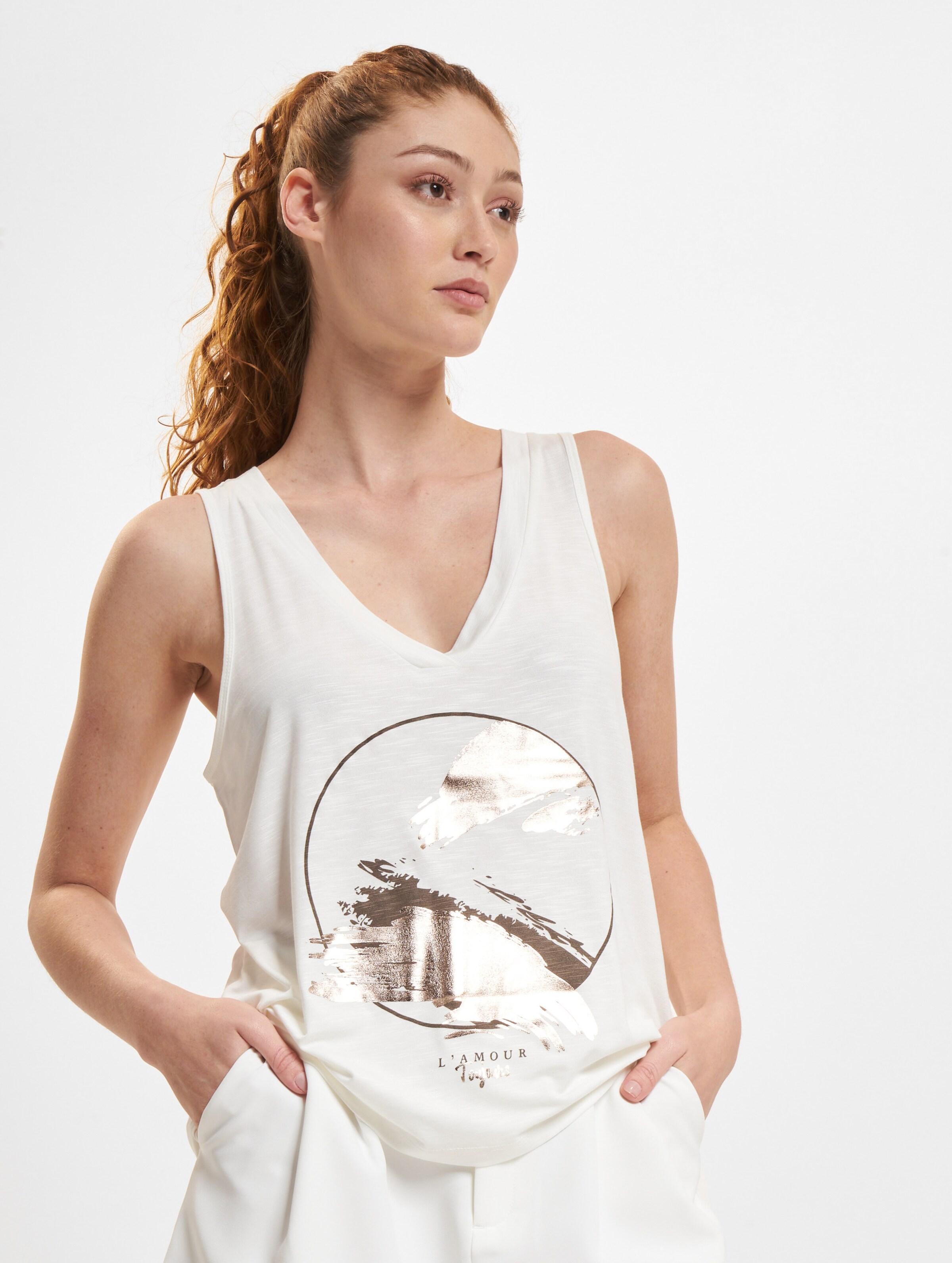 Only Linnea Jersey Sleeveless Art Box Top