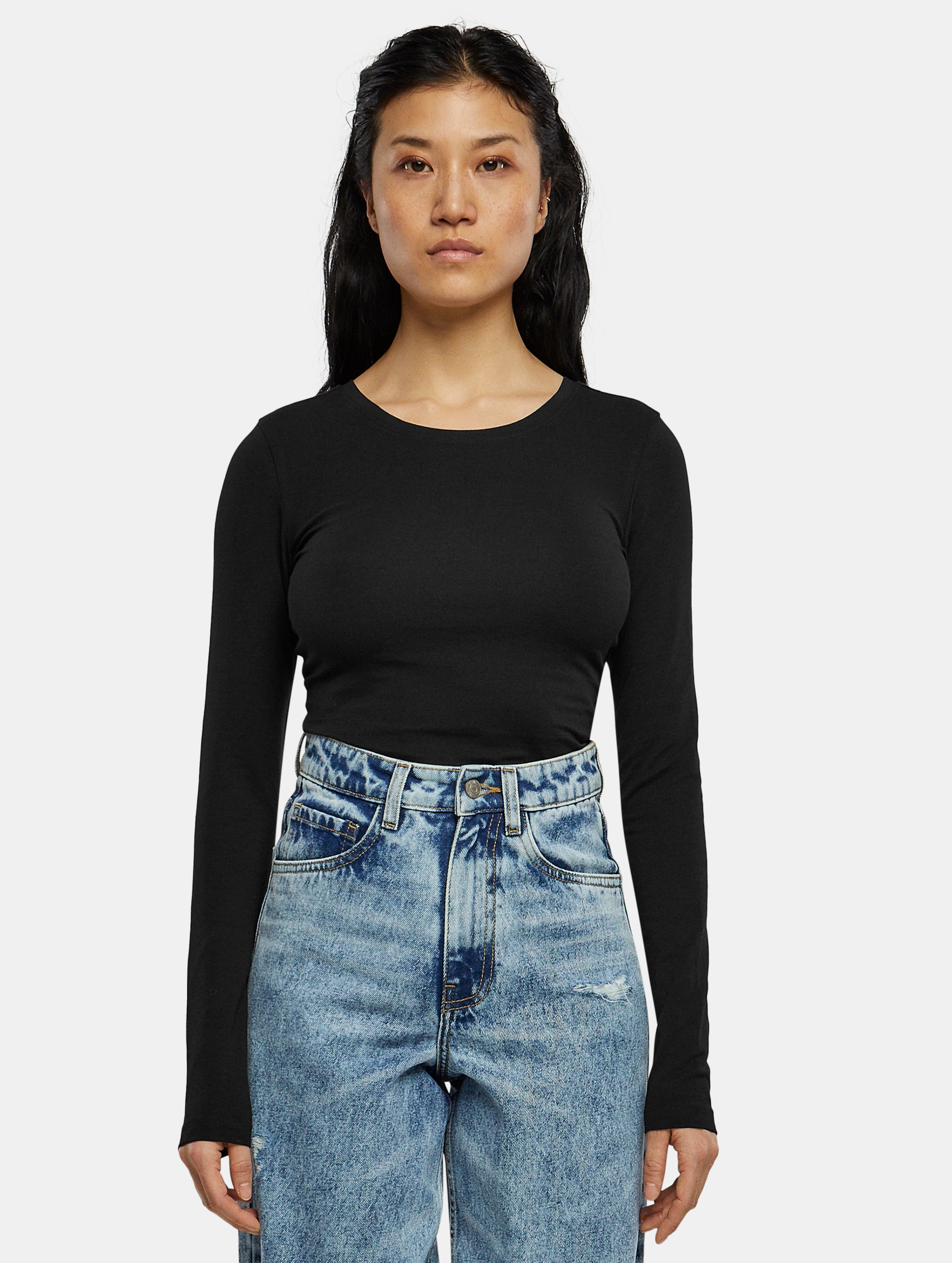 Urban Classics Ladies Stretch Jersey Longsleeve Body