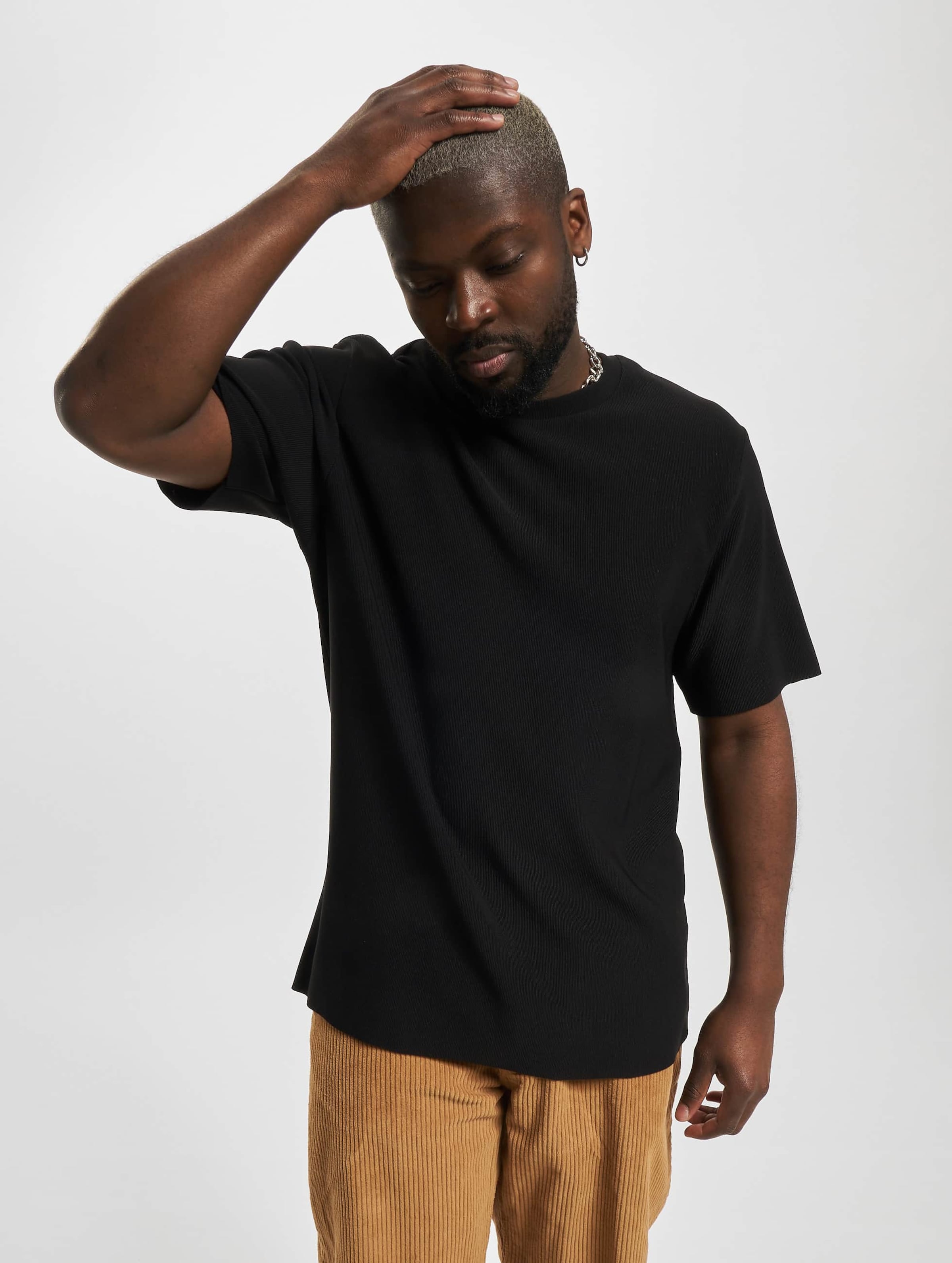 Jack & Jones Plisse Crew Neck T-Shirt