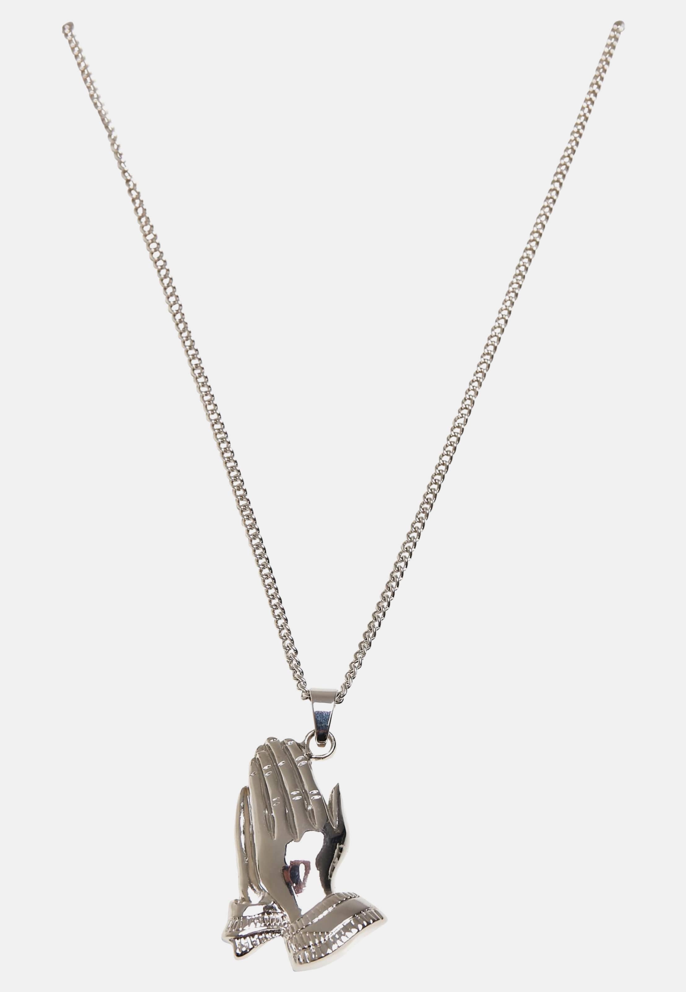 Urban Classics Pray Hands Necklace