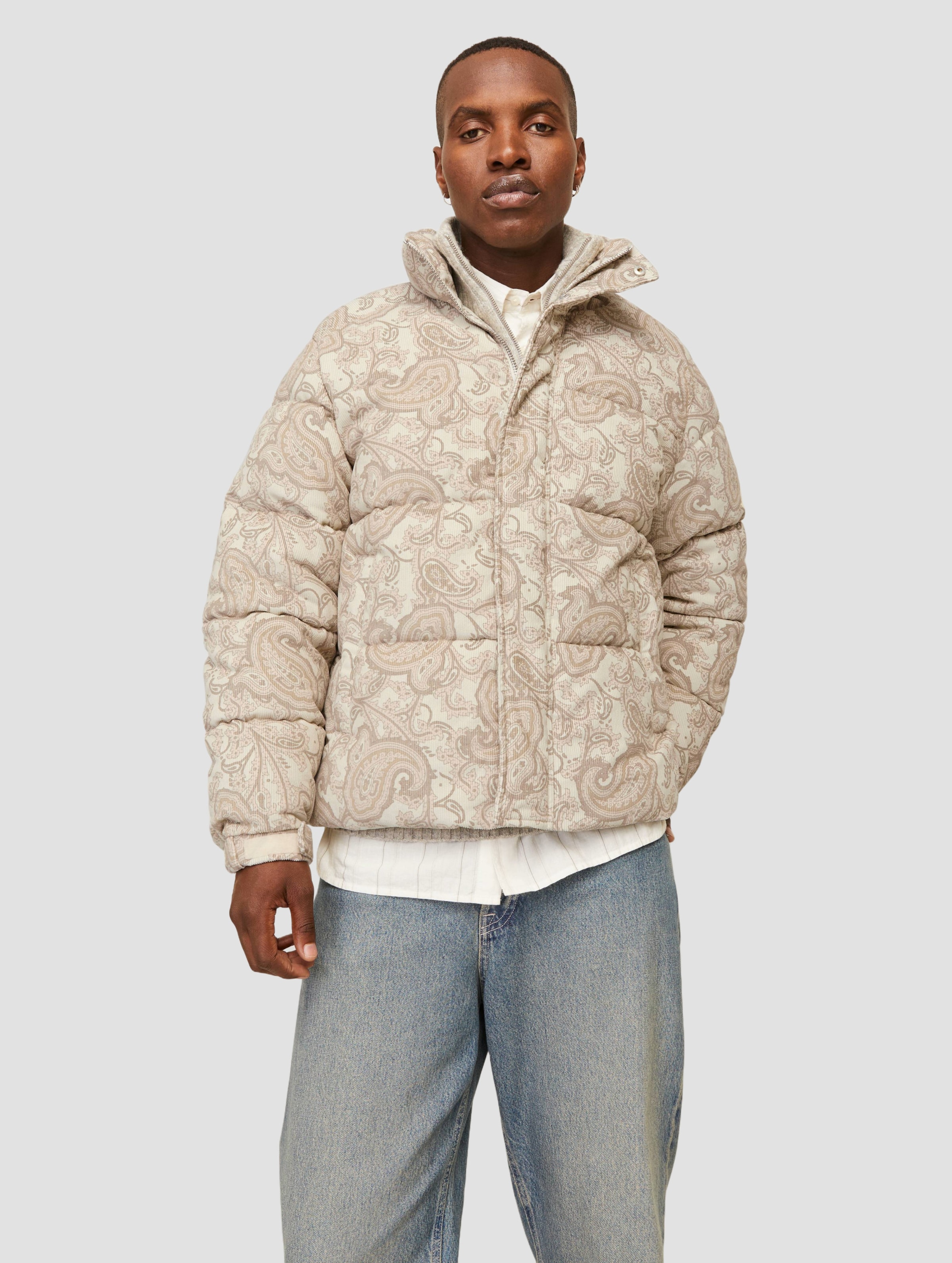Jack & Jones Avondale Corduroy Puffer Jacket