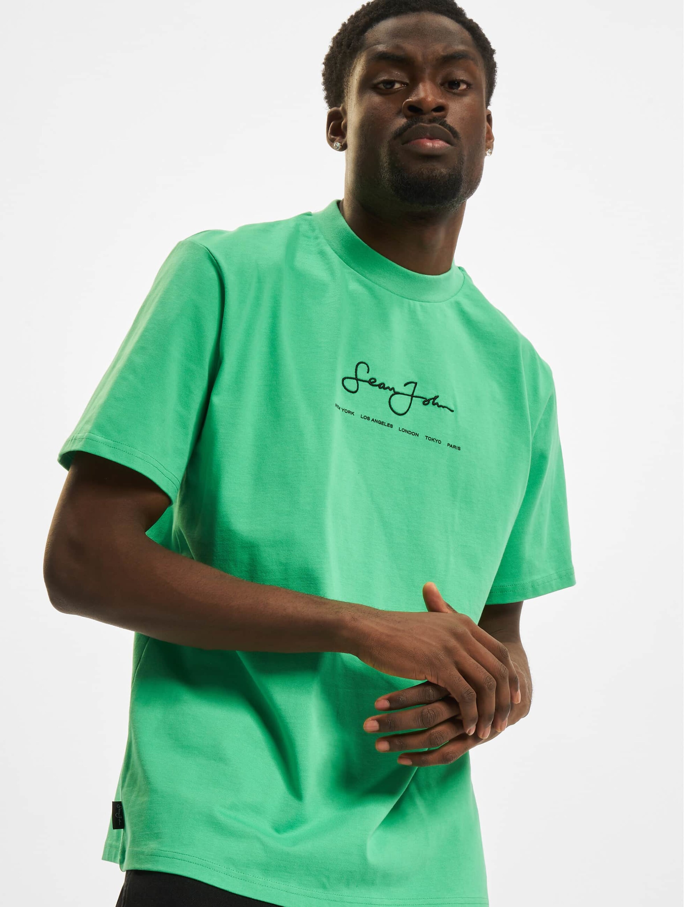 Sean John JM-TE012-101-05 SJ Classic Logo Essential Tee