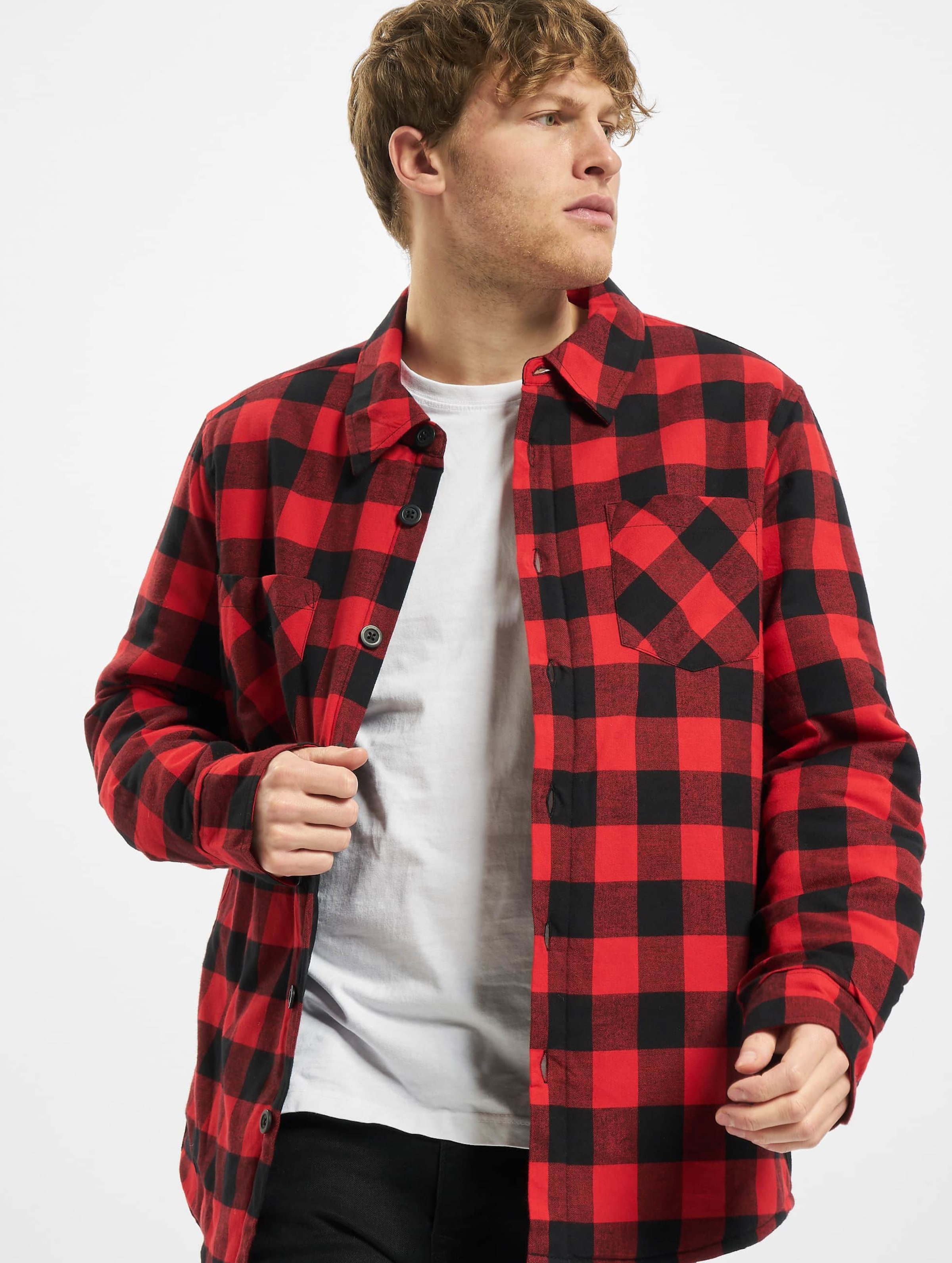Urban Classics Padded Check Flannel Shirt