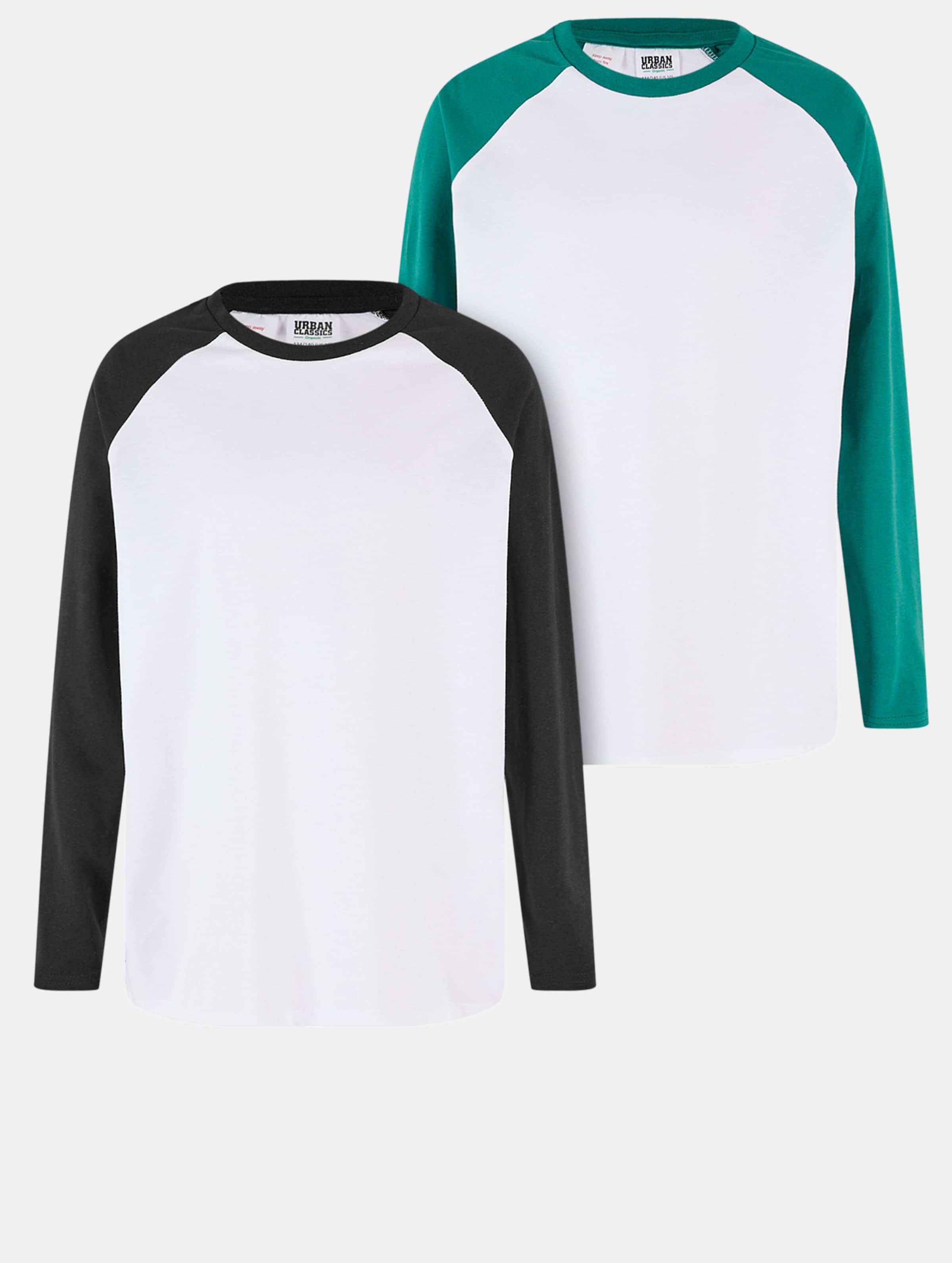 Urban Classics Boys Essentials Oversized Raglan Longsleeve 2-Pack